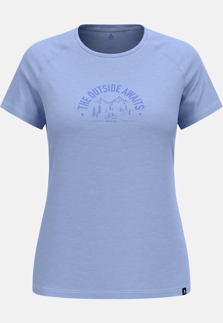 The Ride 365 Performance Wool 130 print t-shirt