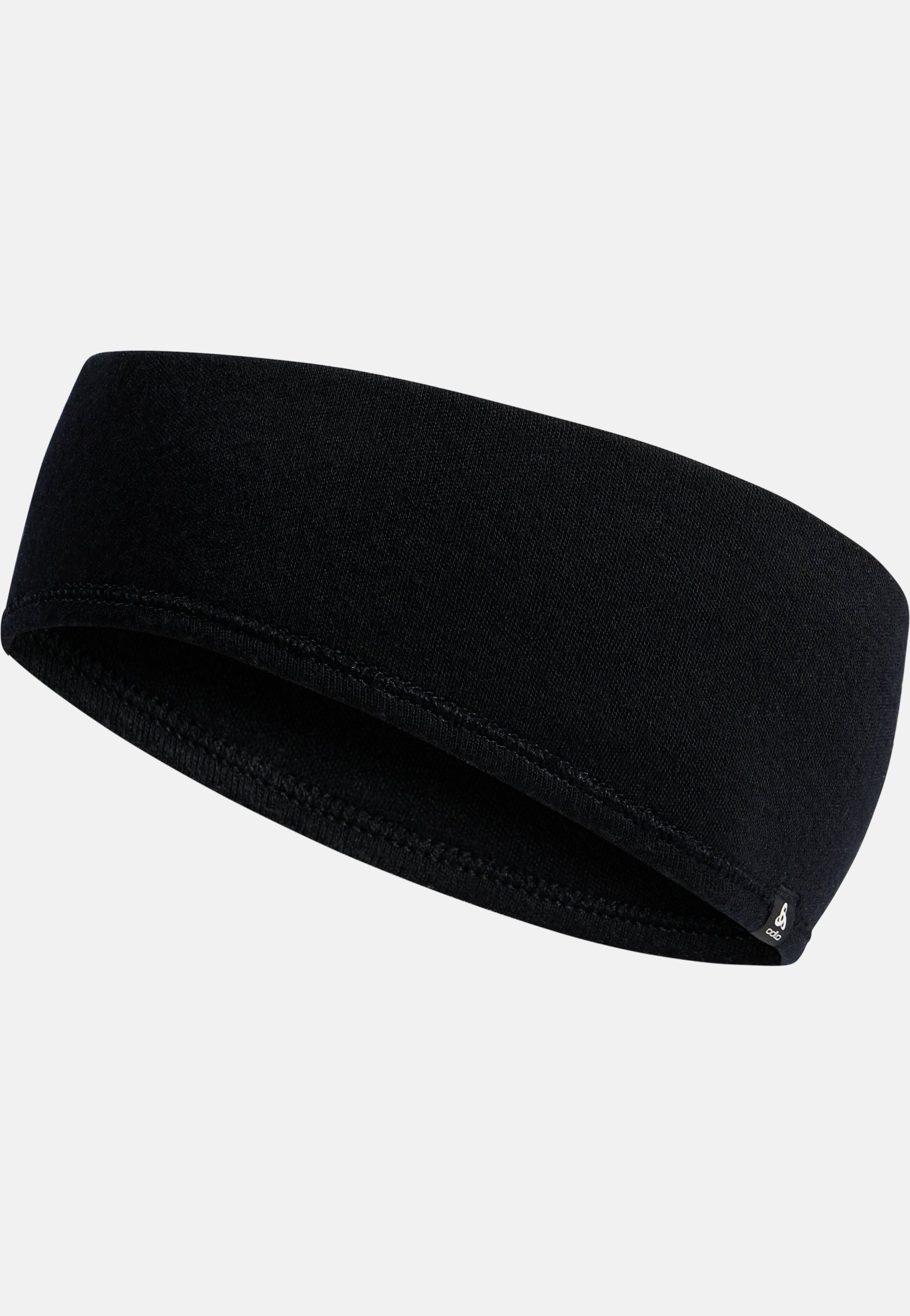 Odlo Merino Warm Stirnband - Wandern, Ski & Snow - schwarz, OneSize