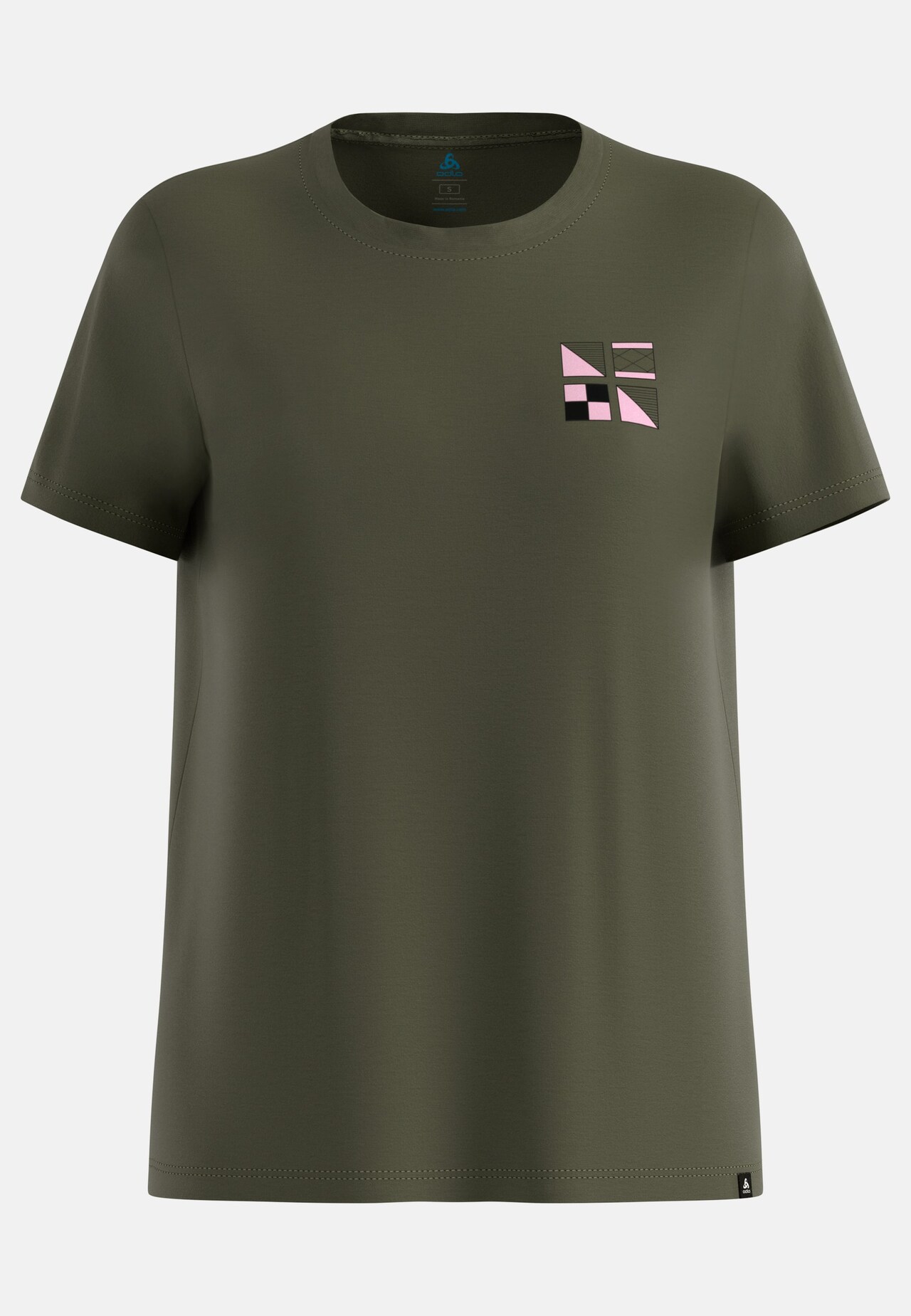 T-shirt Odlo Flags in misto cotone