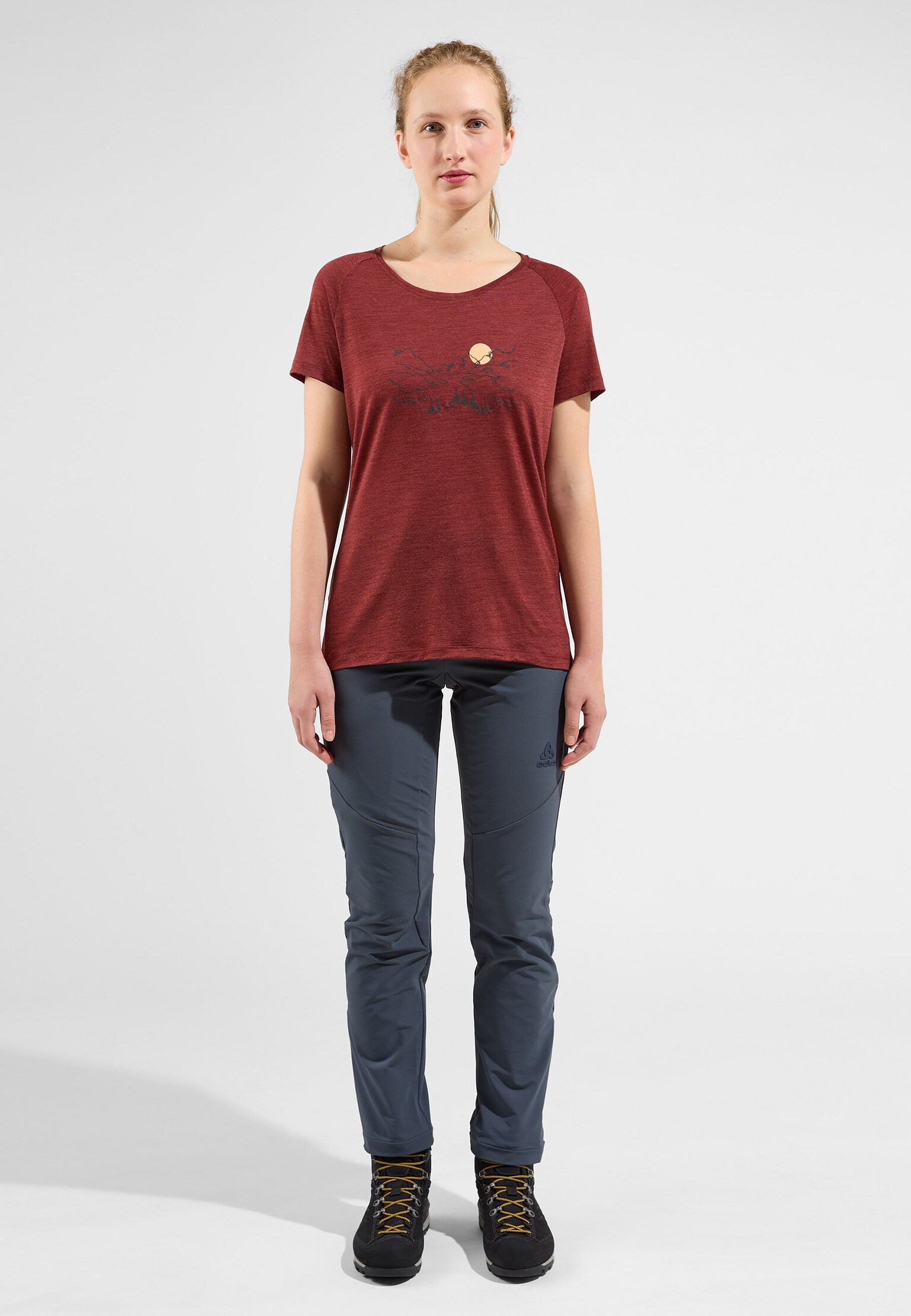 Ascent Performance Wool 130 T-Shirt mit Talprint