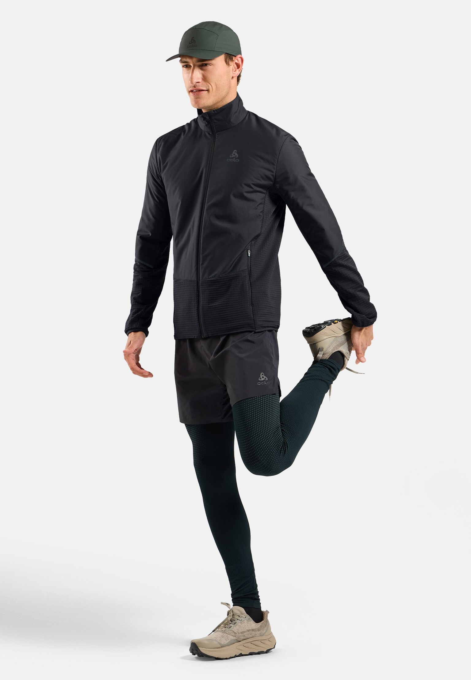 Giacca da running ibrida Essentials Insulator