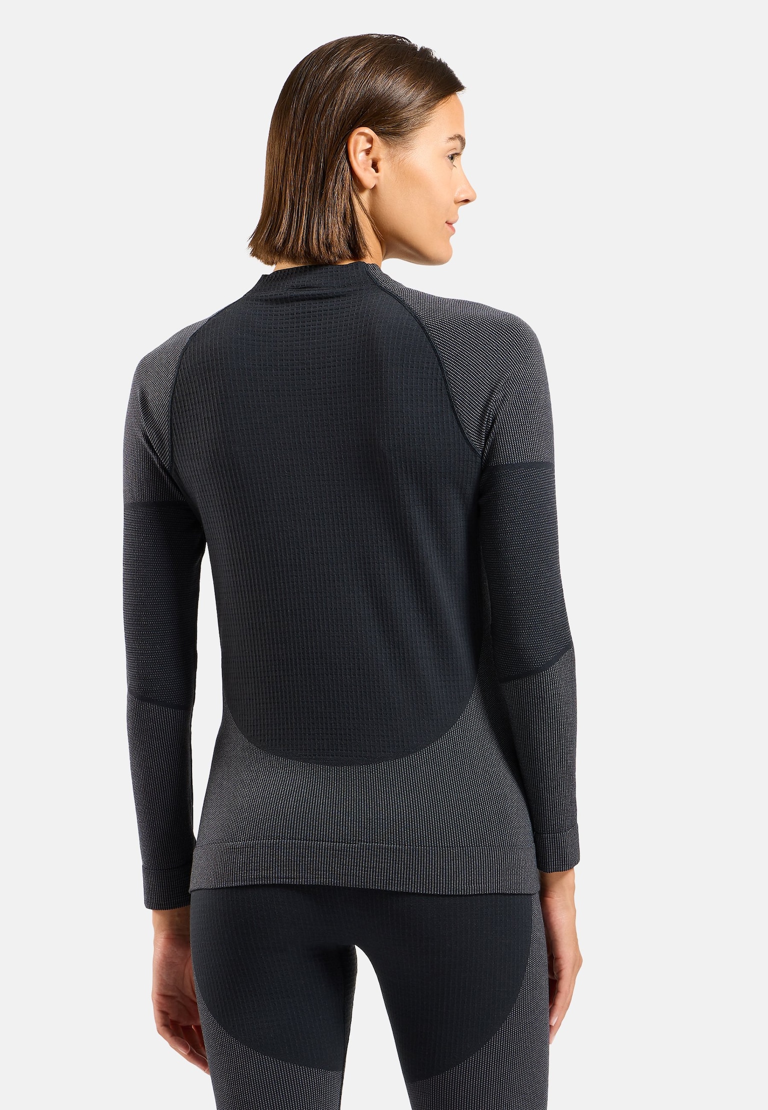 The Seamless Performance Wool crewneck base layer top