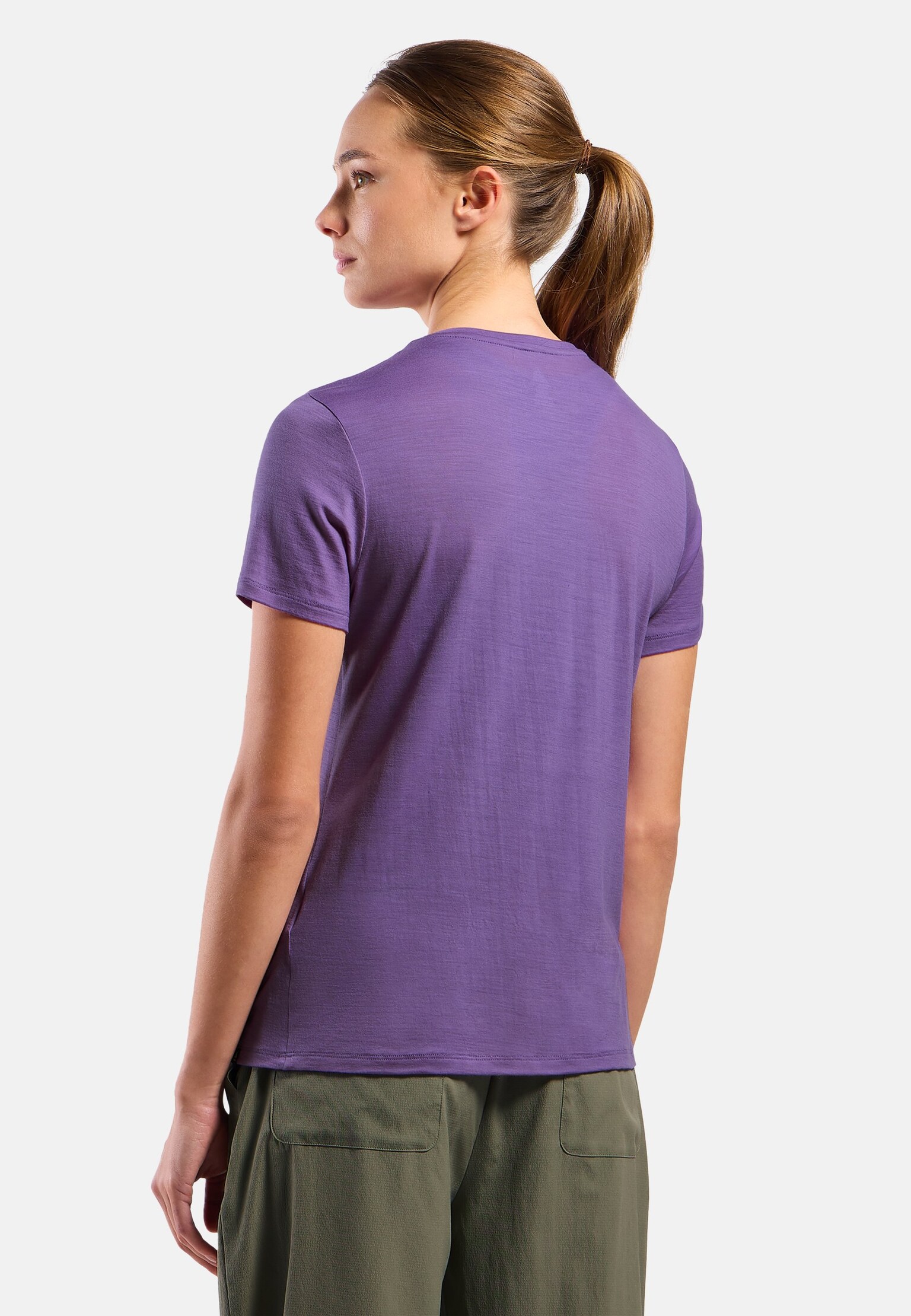 The Ascent merino 160 raincloud t-shirt