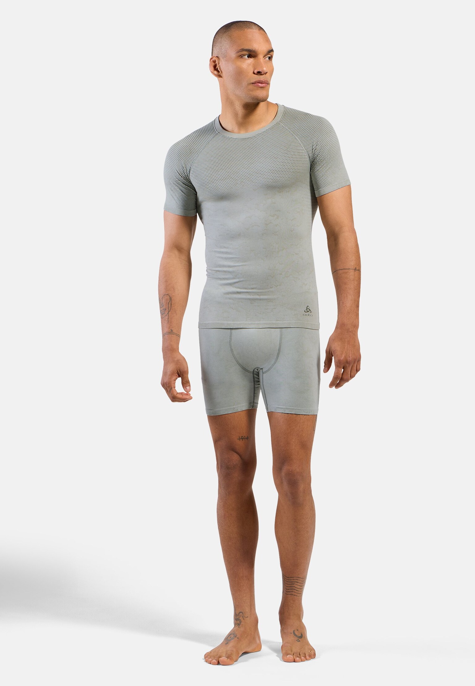 The Performance Light rain-dye short-sleeve base layer top