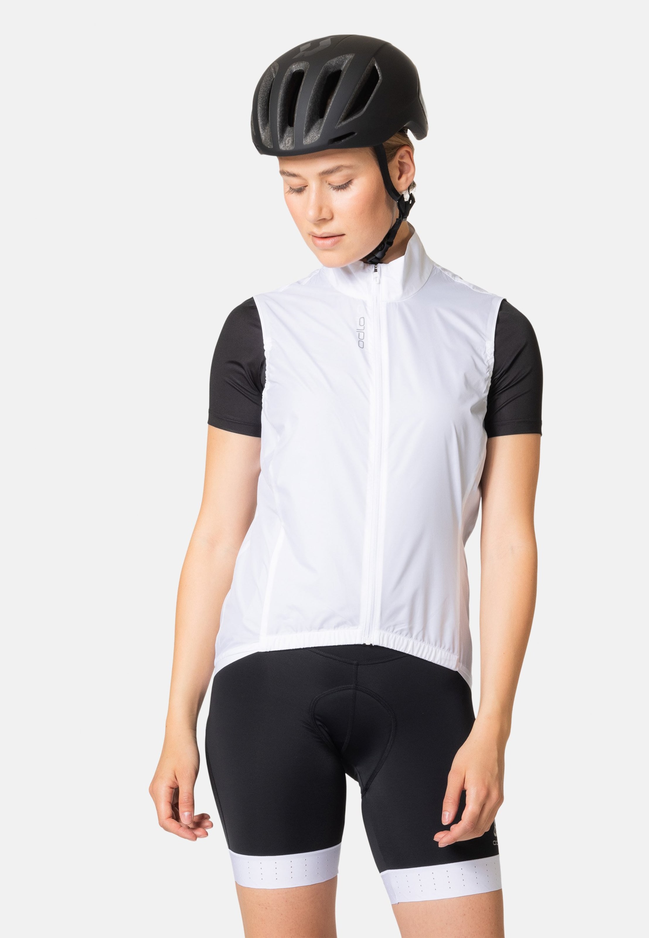 Odlo Essential Windproof Radweste für Damen - Radsport - weiss, L