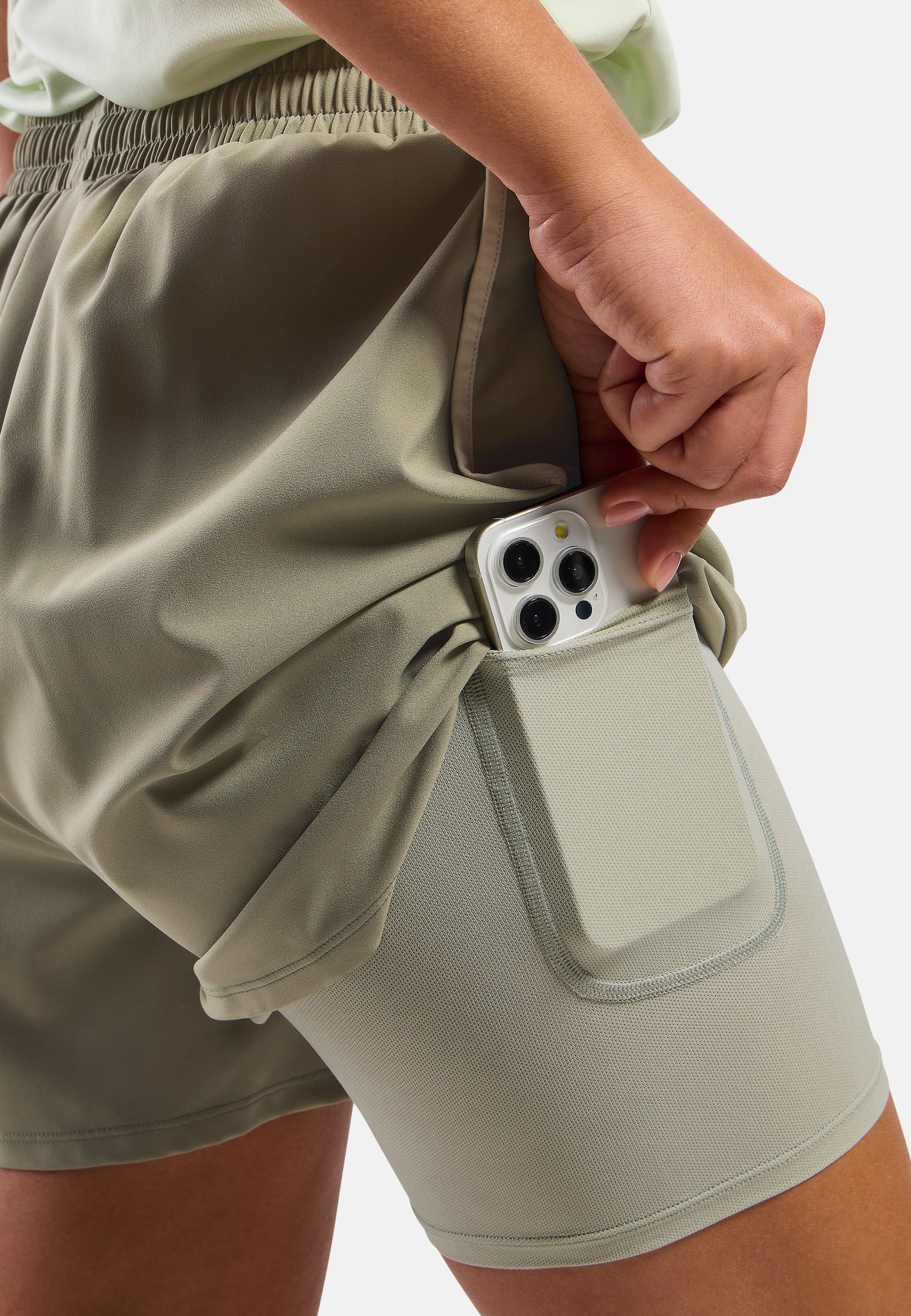 Short de running 2 en 1 4 inch Essentials 2.0