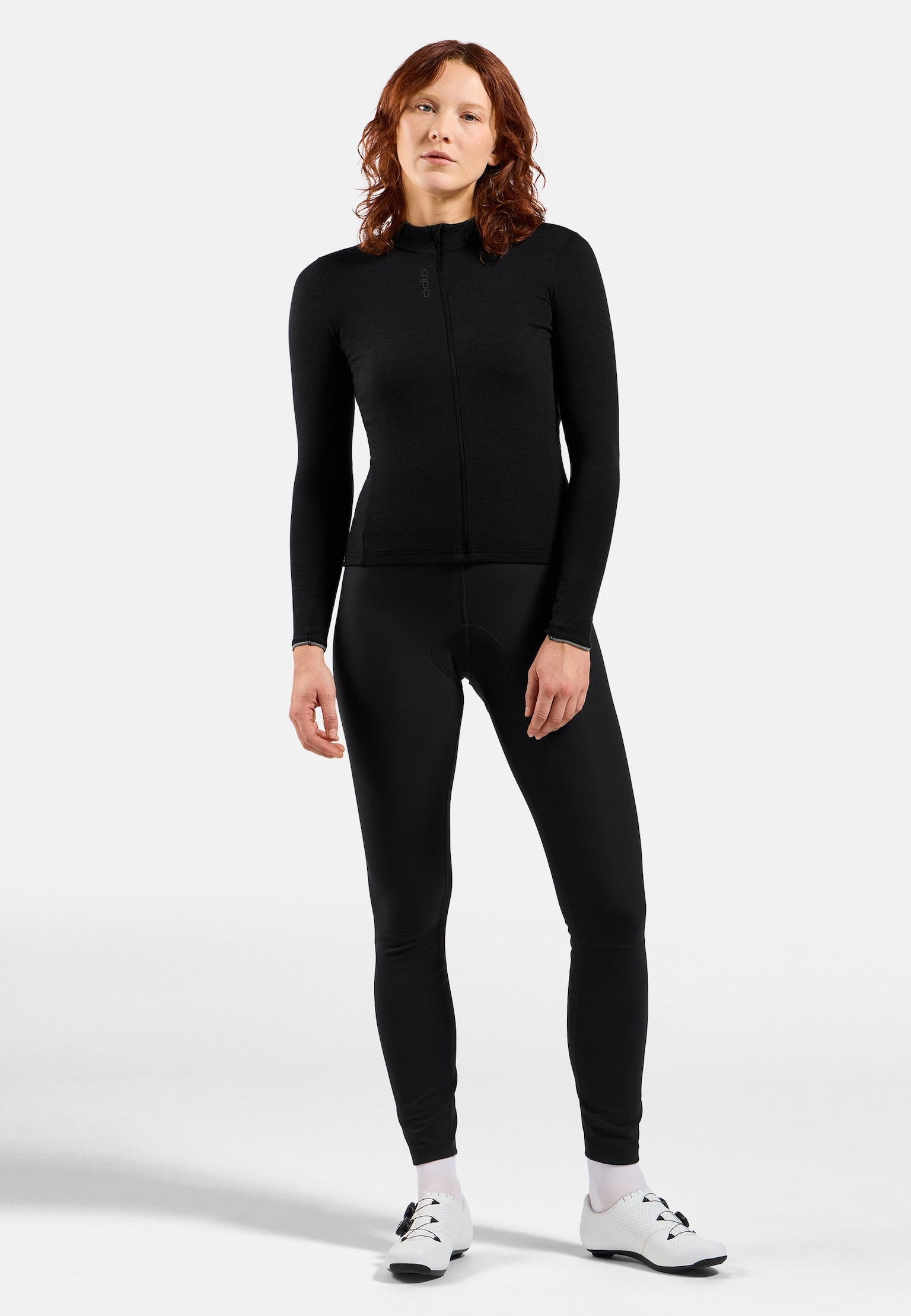 150 Long-Sleeve Cycling T-Shirt Full-Zip