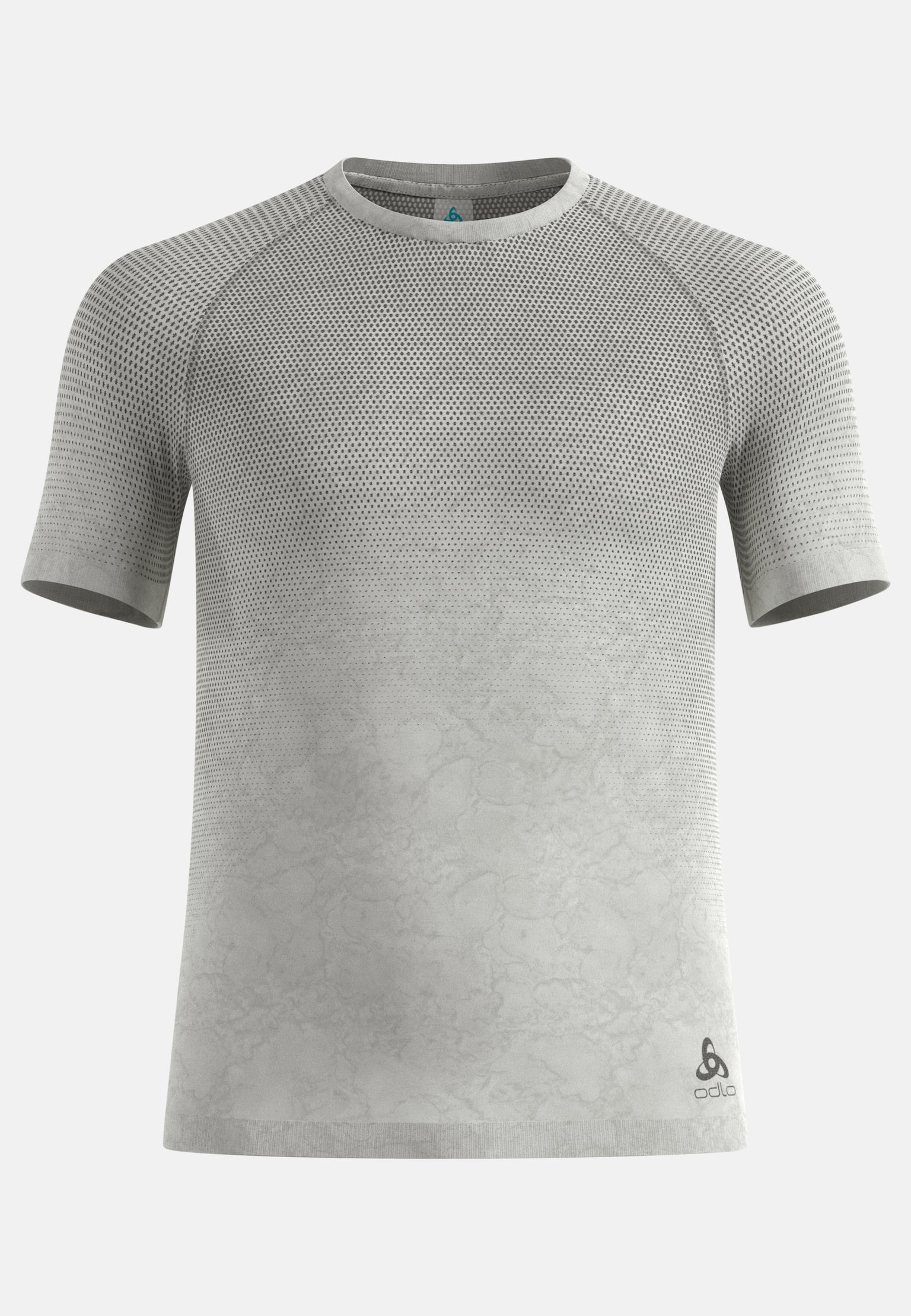 Kurzärmeliges Performance Light Base-Layer-Shirt mit Rain-Dye-Effekt