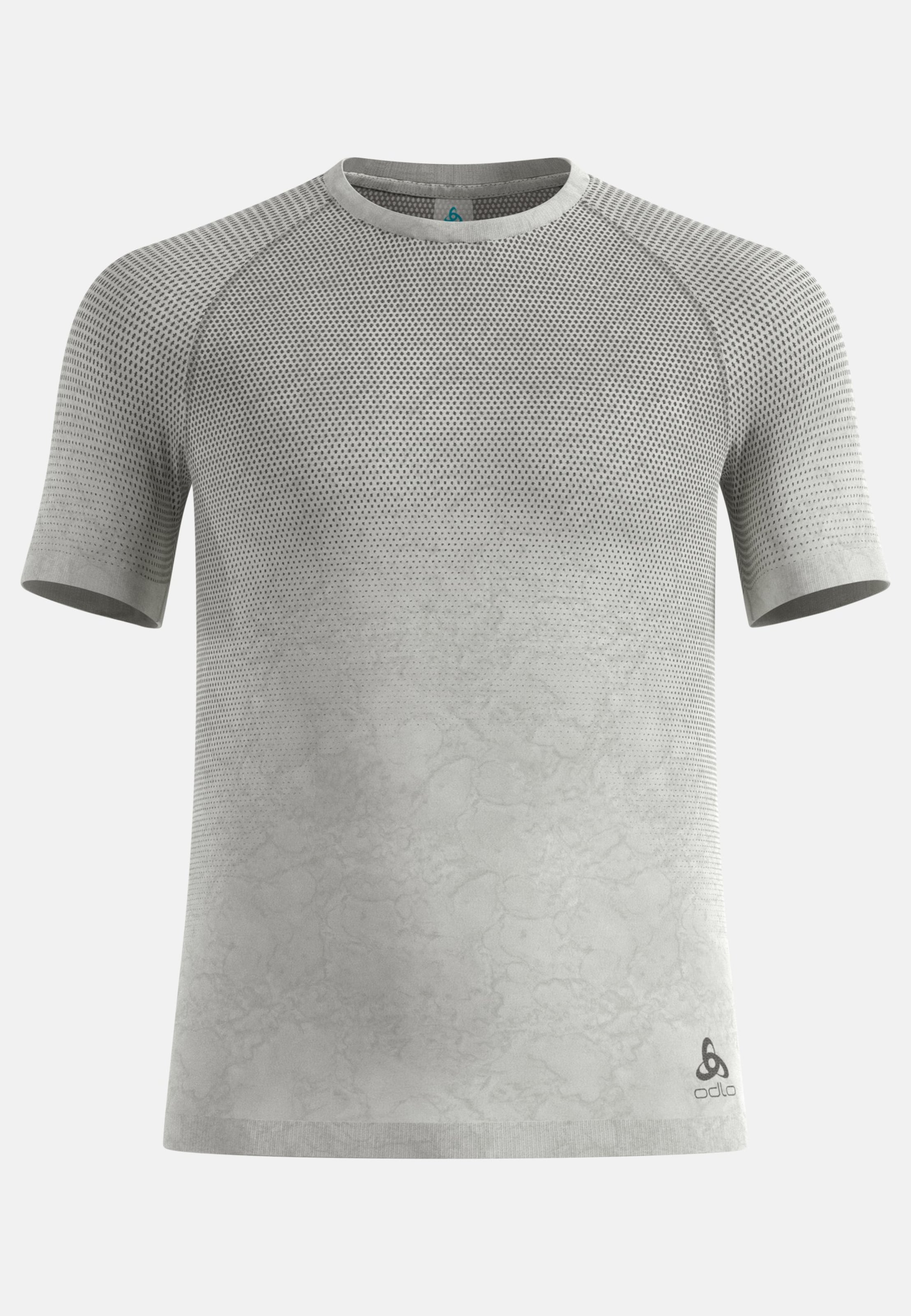 Odlo Kurzärmeliges Performance Light Base-Layer-Shirt mit Rain-Dye-Effekt für Herren, S, beige