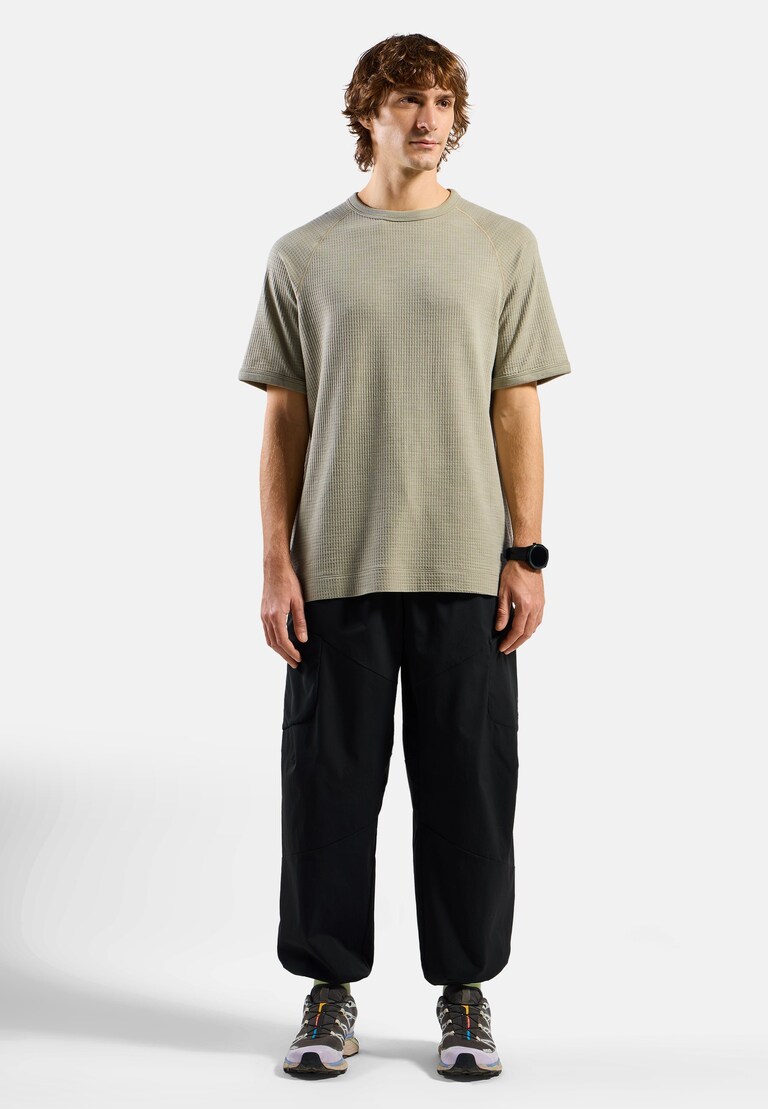 The Ascent merino blend waffle short-sleeve t-shirt
