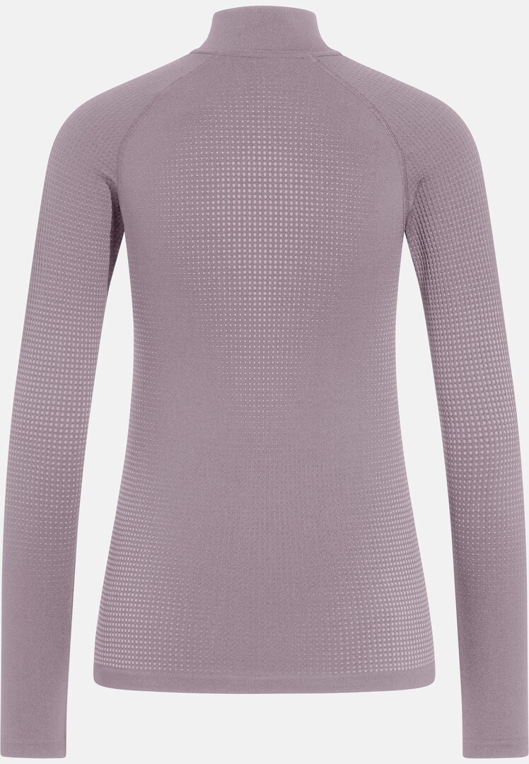 The Performance Warm Base Layer Half-Zip in gray ridge
