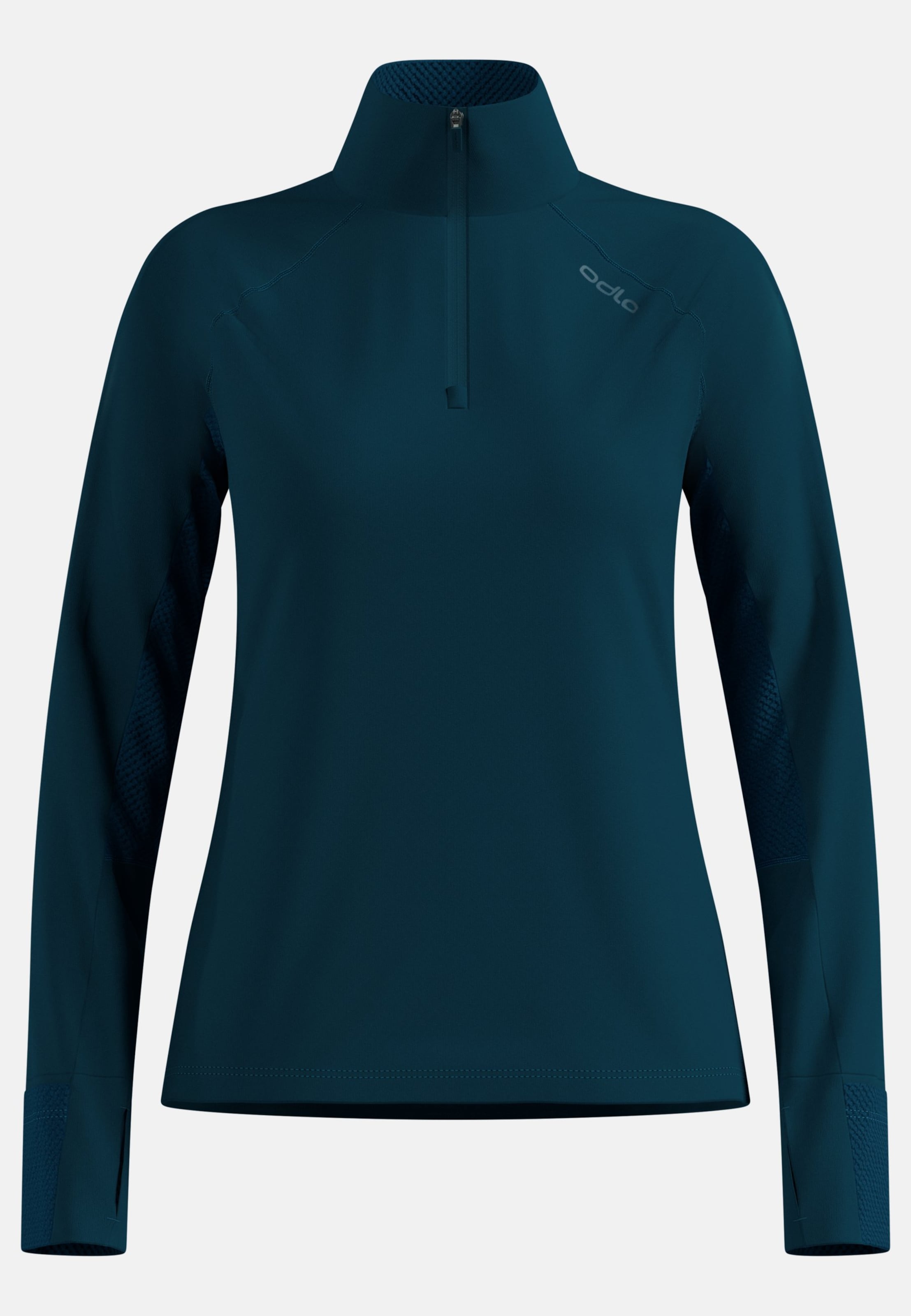 Odlo X-Alp Lauf-Mid Layer Half-Zip für Damen - Trail Running, Wandern - marineblau, M