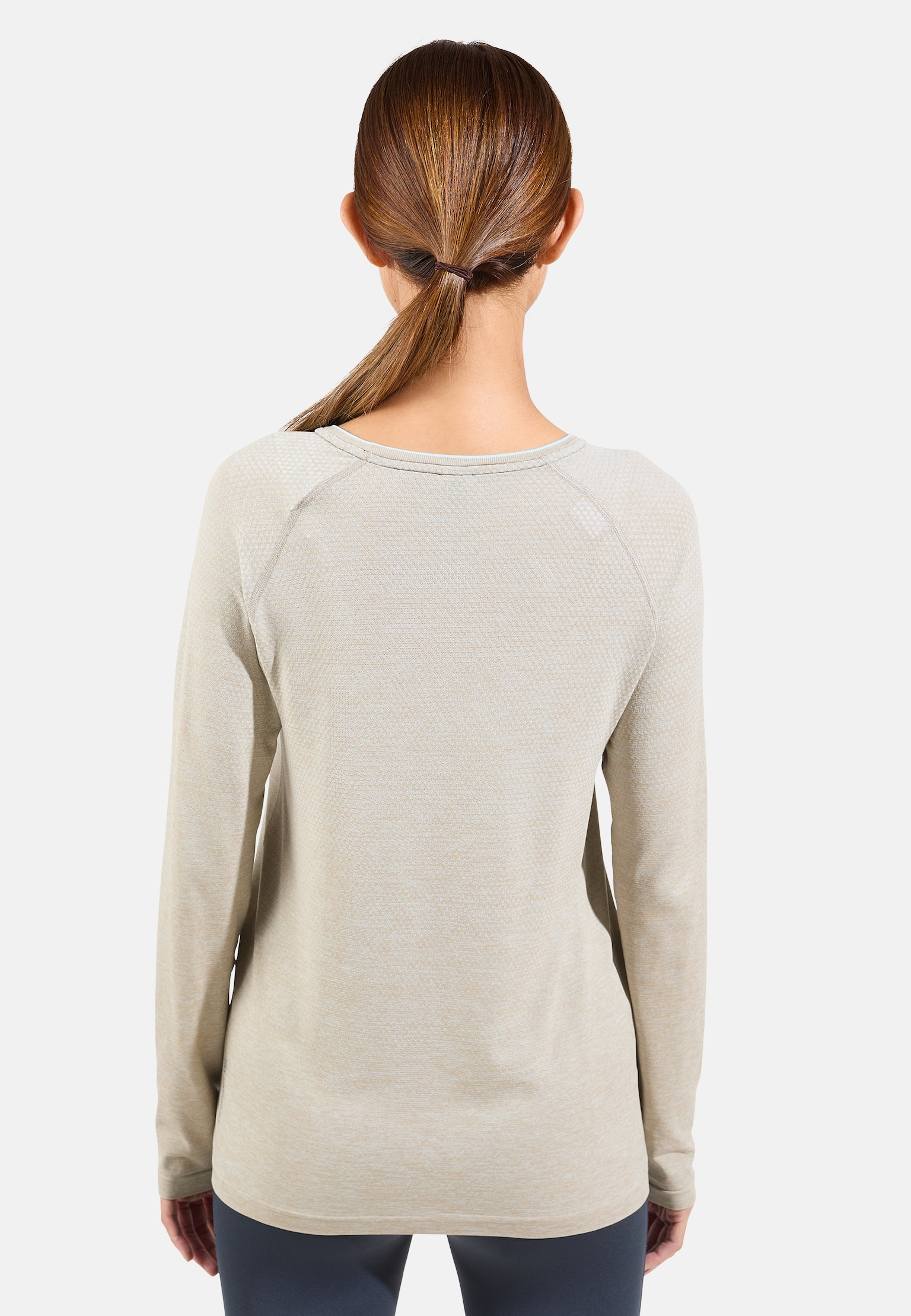 Essentials Seamless Langarm-Laufshirt