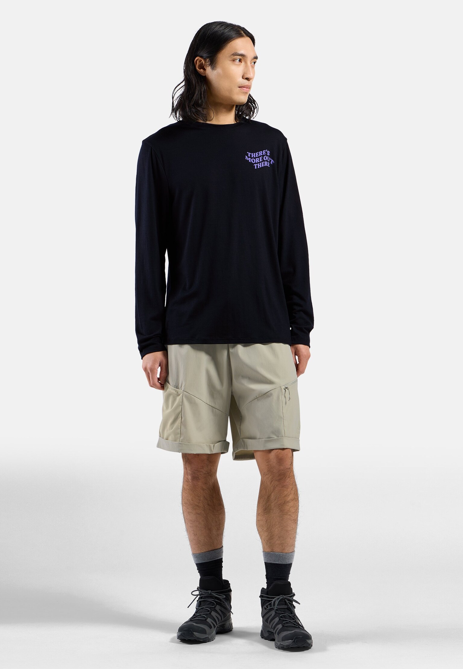 Ascent Merino 160 Langarmshirt mit TMOT-Print