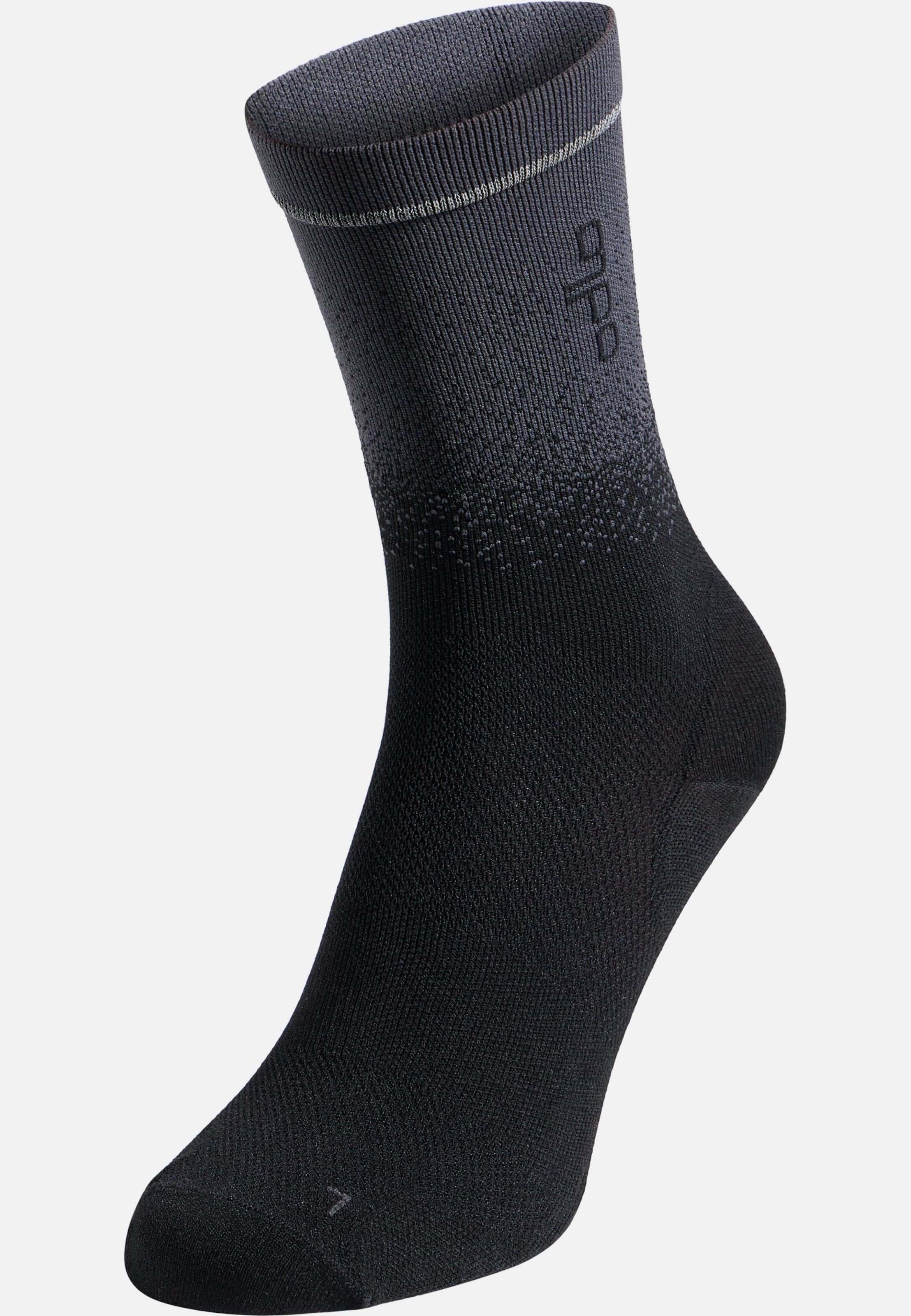 Odlo Ceramicool Ride Light Reflective Mid-Crew-Socken, 39-41, schwarz