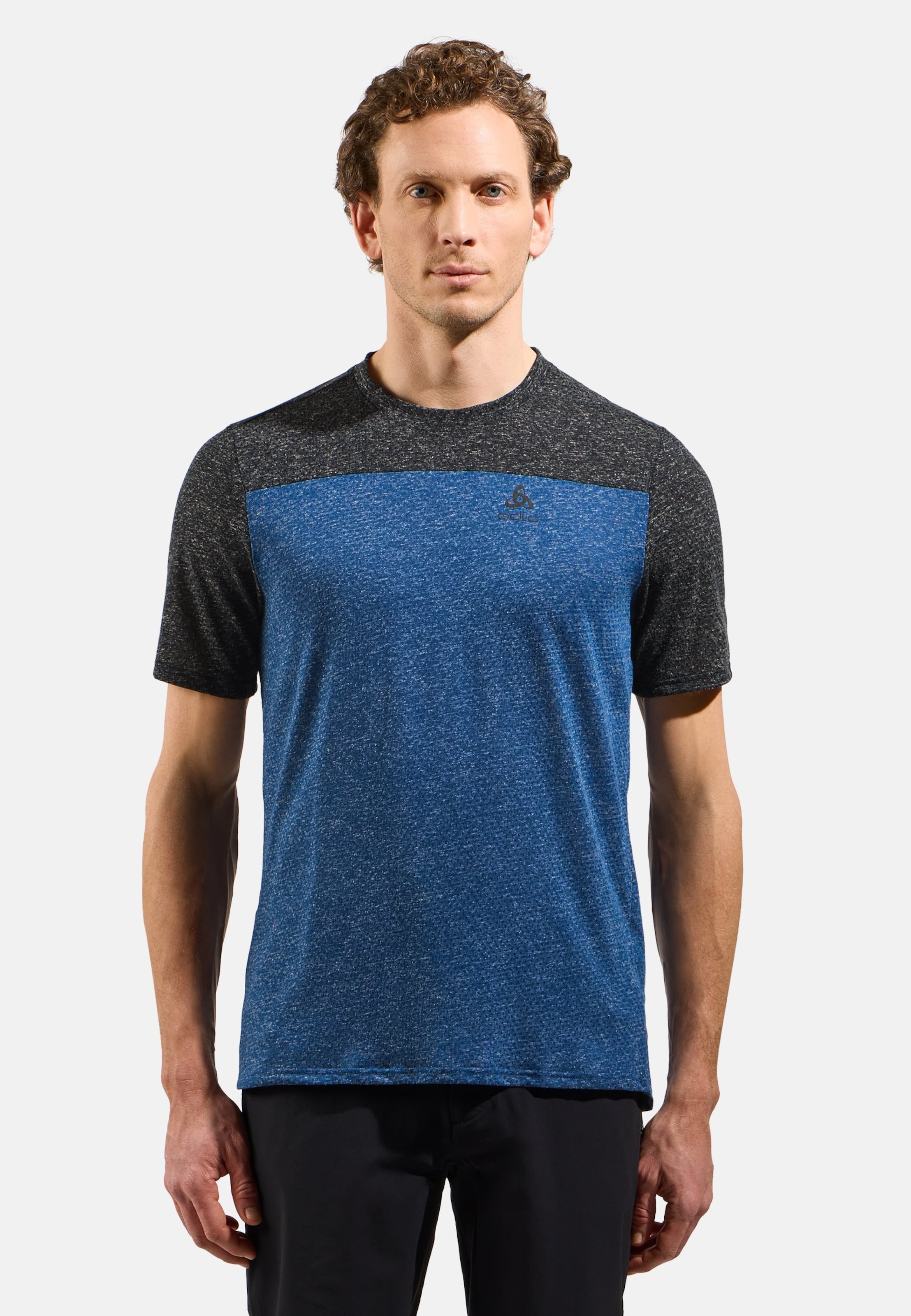 Odlo X-Alp Linencool MTB-Shirt für Herren, L, blau