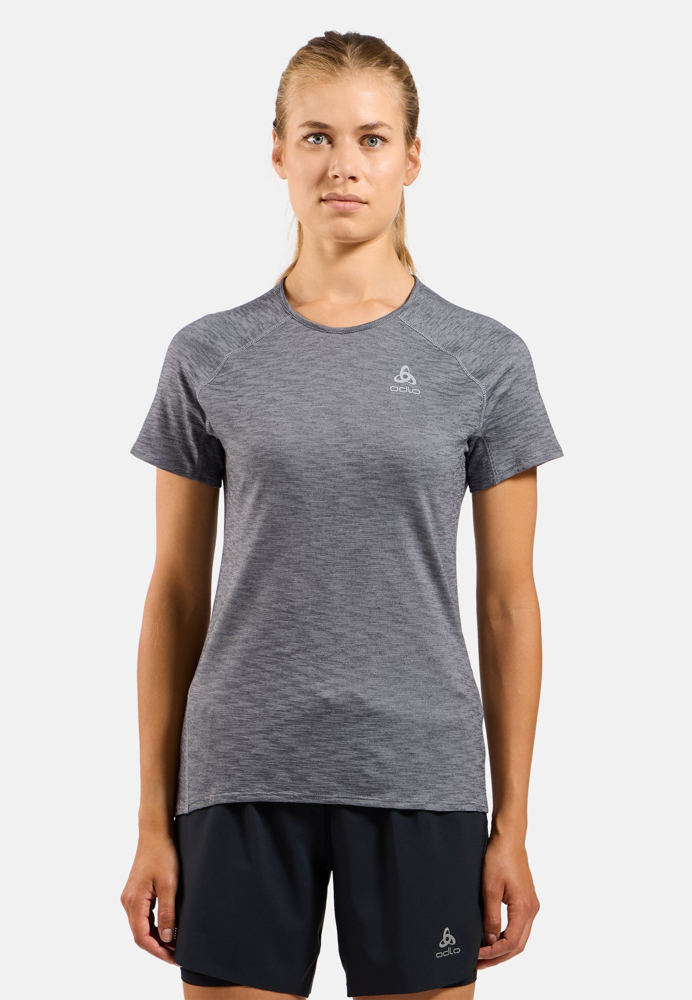 Odlo X-Alp Performance Wool 115 Trailrunning-Shirt für Damen, XS, grau