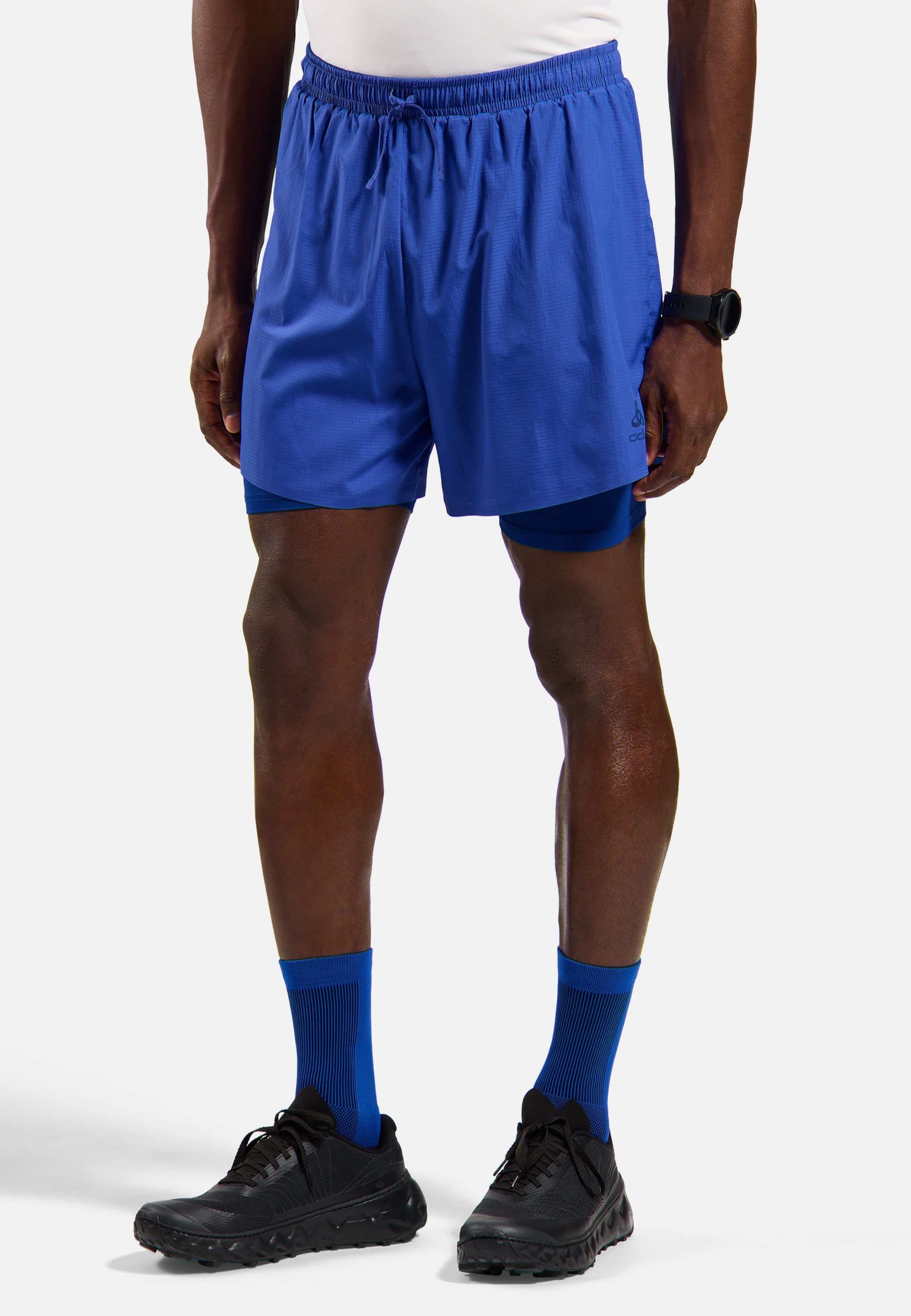 Odlo Zeroweight 5 Inch 2-In-1 Laufshorts für Herren - Training, Running - blau, S