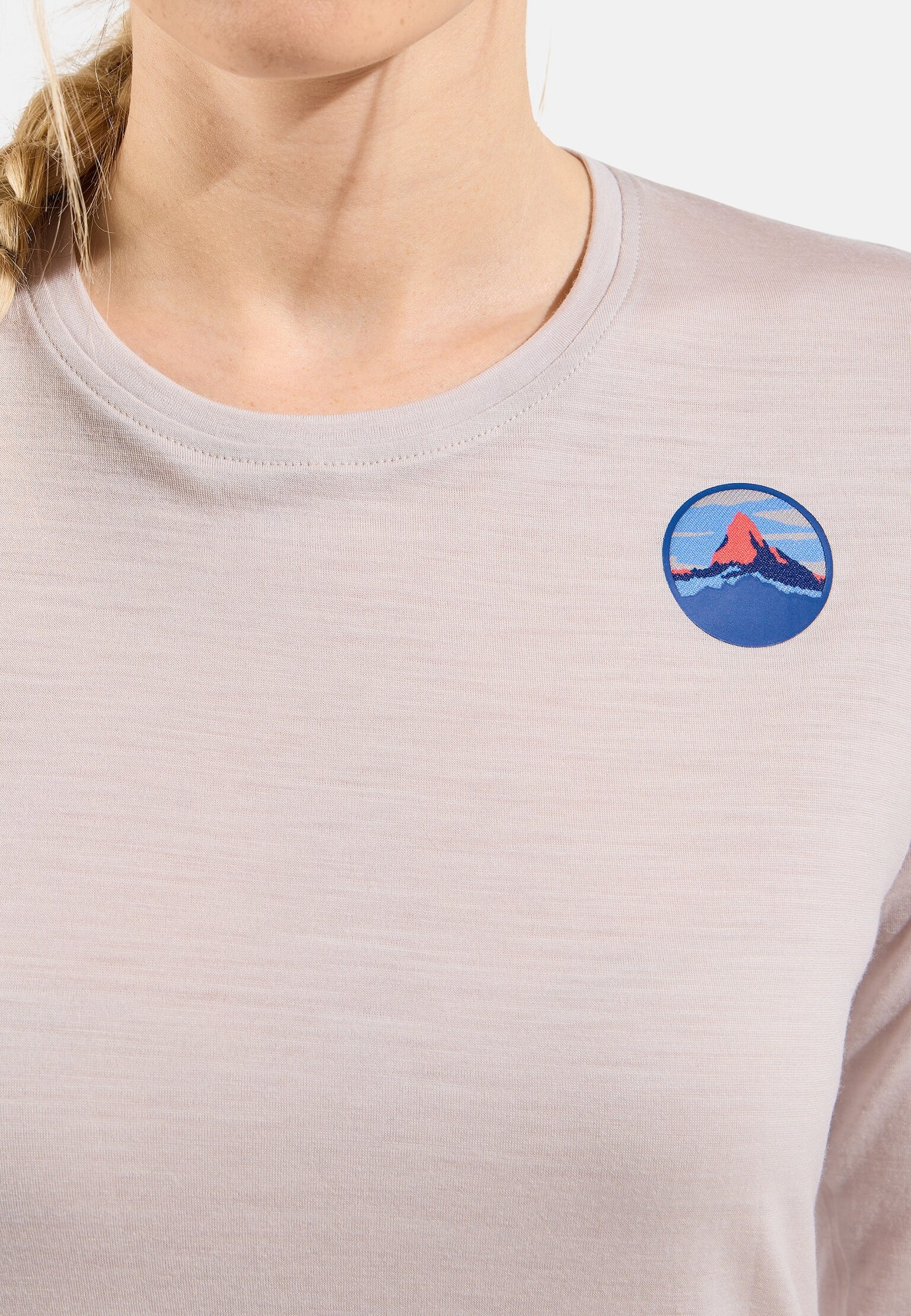 Ascent Merino 160 Langarmshirt mit Matterhorn-Motiv
