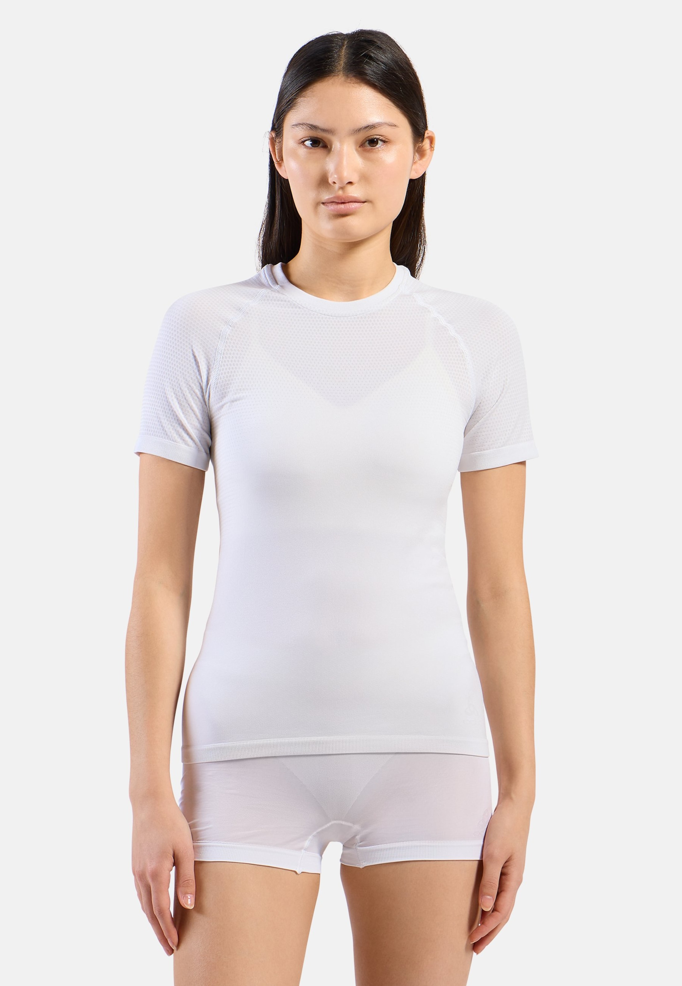 Odlo Performance Light Base Layer T-Shirt für Damen - Trail Running, Wandern - weiss, S