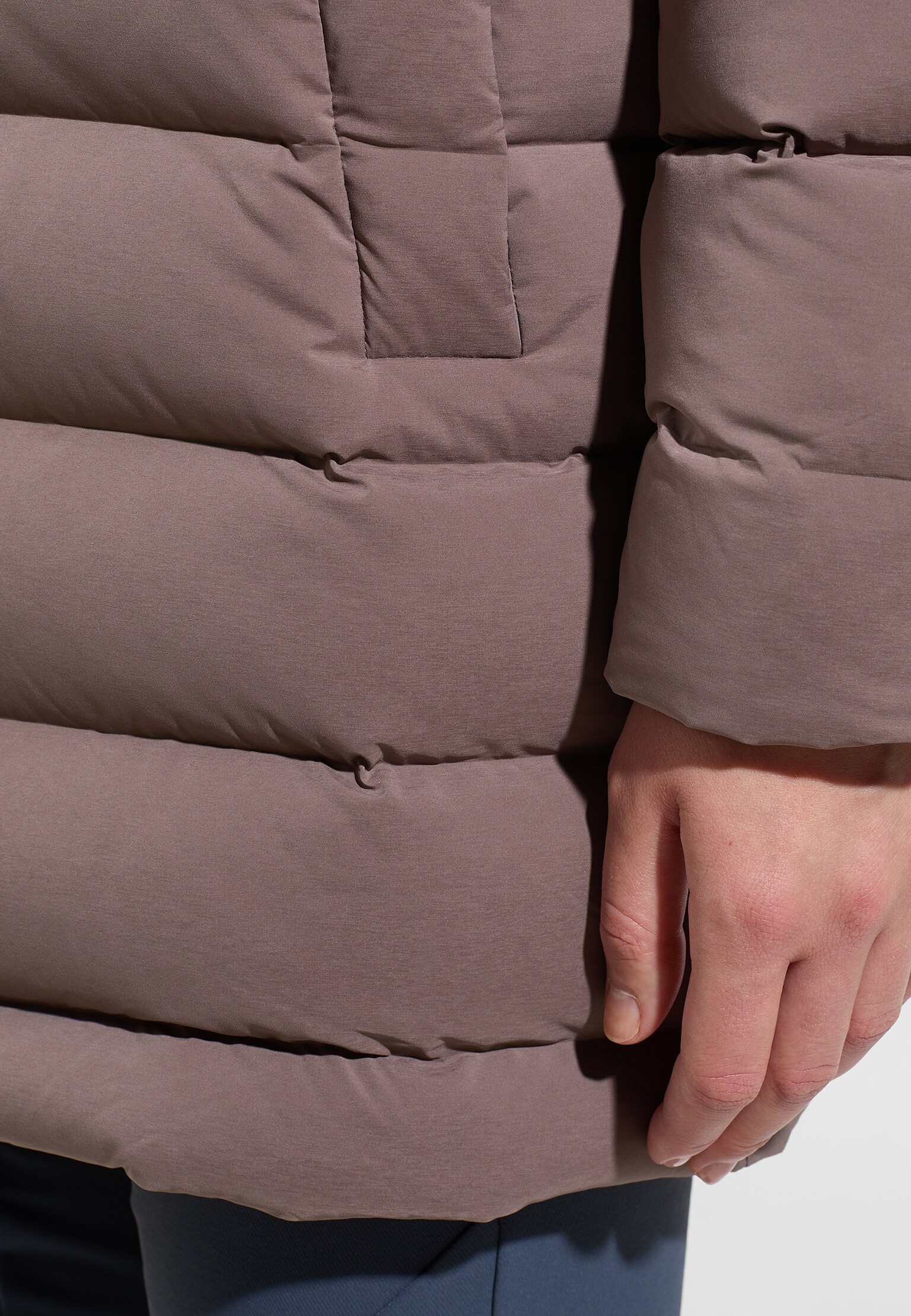 The Ascent N-Thermic recycled down hooded jacket