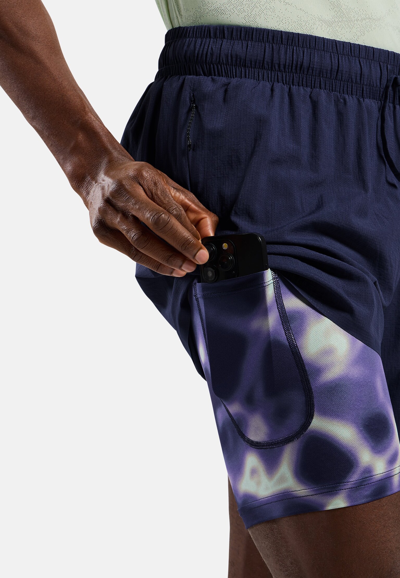 Short de running 2 en 1 imprimé 5 inch Zeroweight