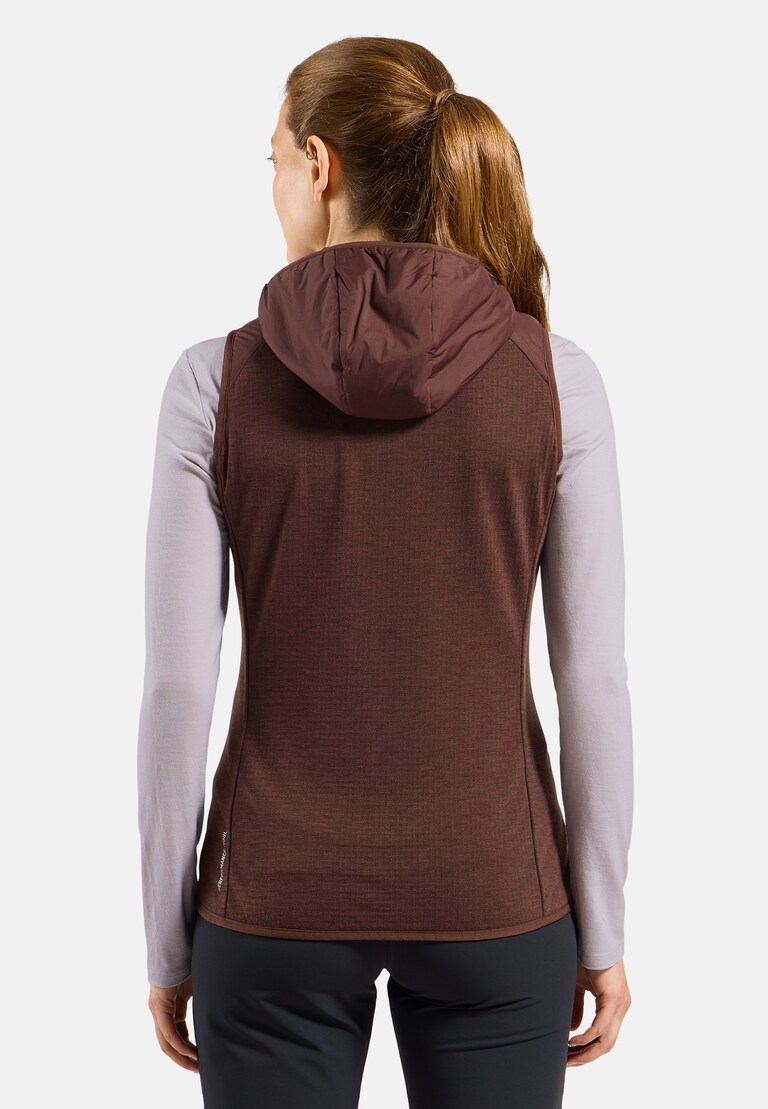 The Ascent wool insulated hybrid vest