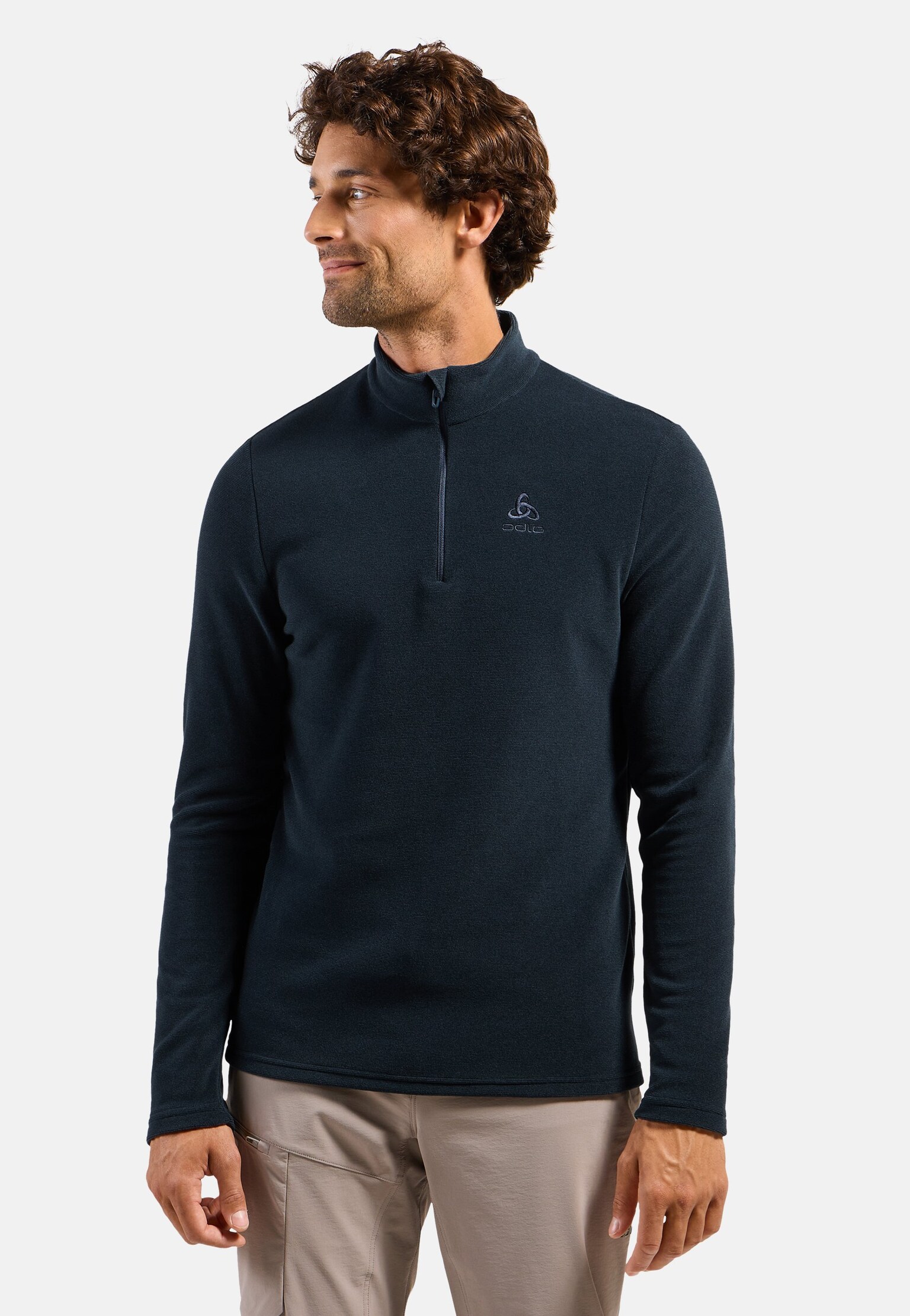 Pull technique à col ½ zippé Roy pour homme