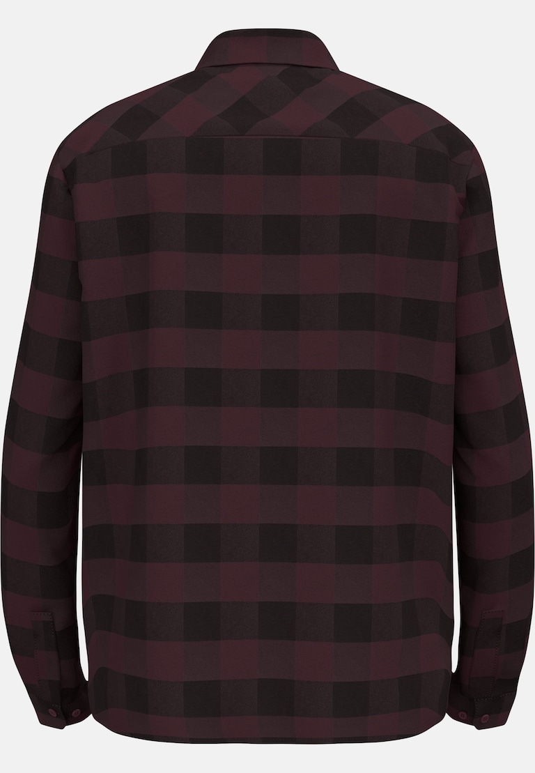 Essentials geruite flanellen longsleeve