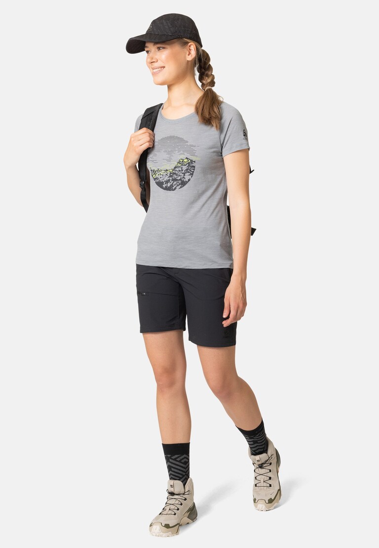 The Ascent Performance Wool Light sunrise t-shirt