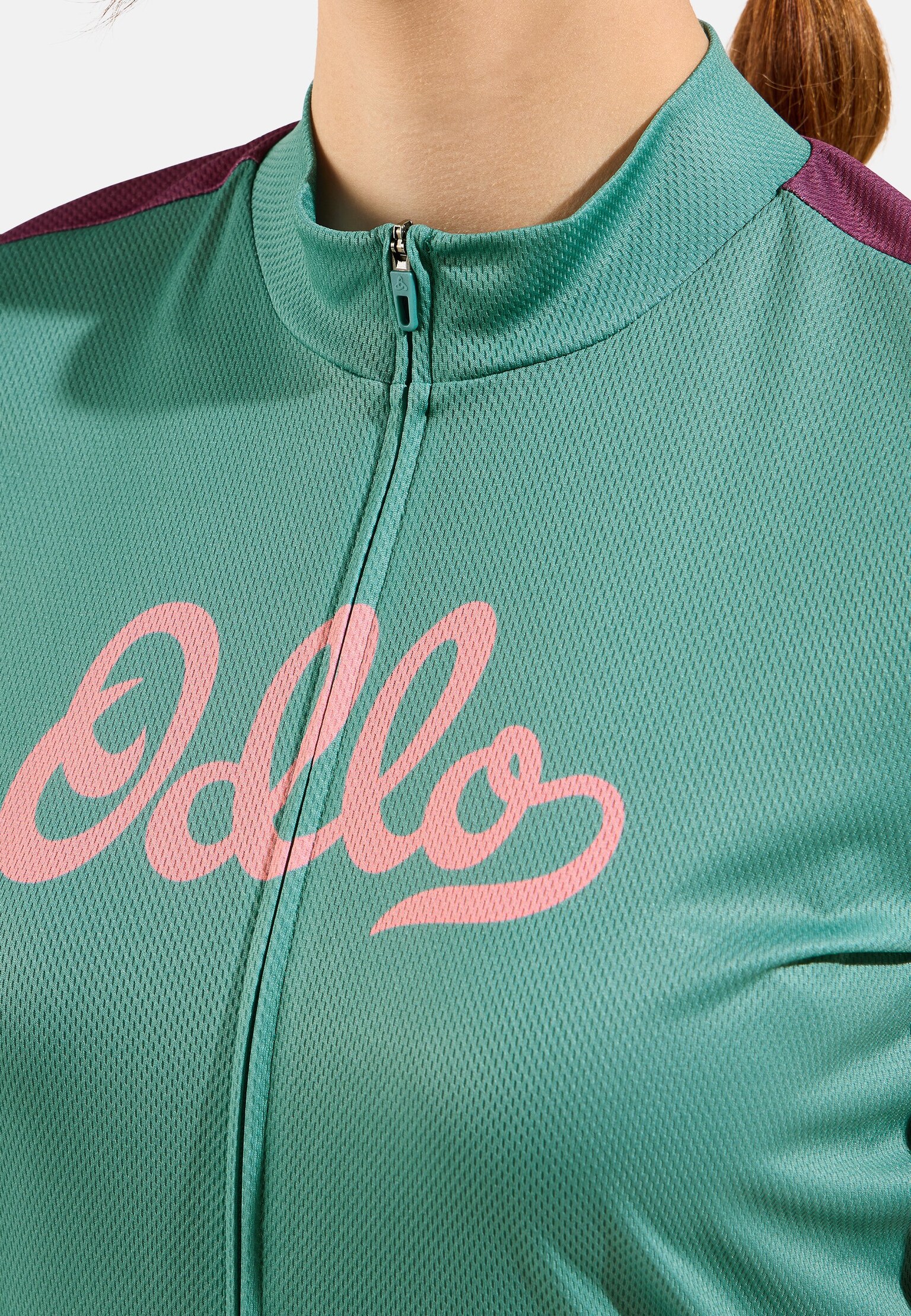 Essential Odlo Print Cycling T-Shirt Full-Zip
