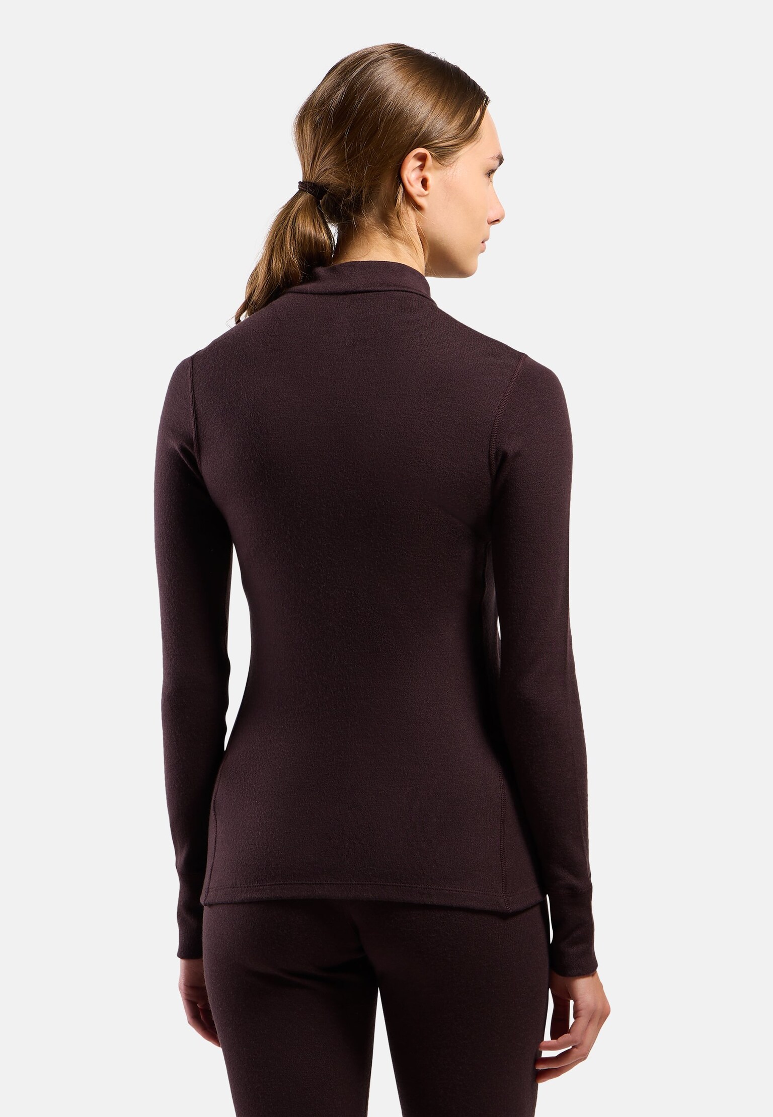 Sous-vêtement technique à demi-zip en laine mérinos 260 Natural