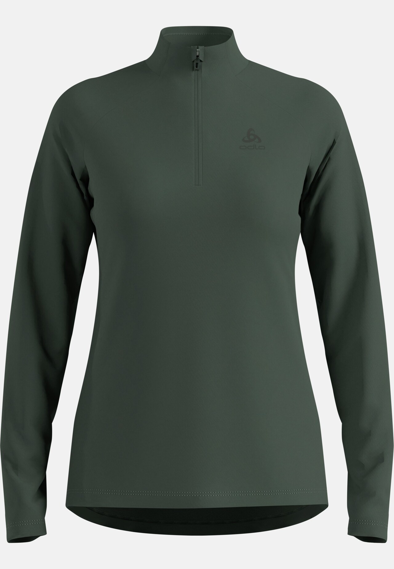 Felpa Essential Light a mezza zip