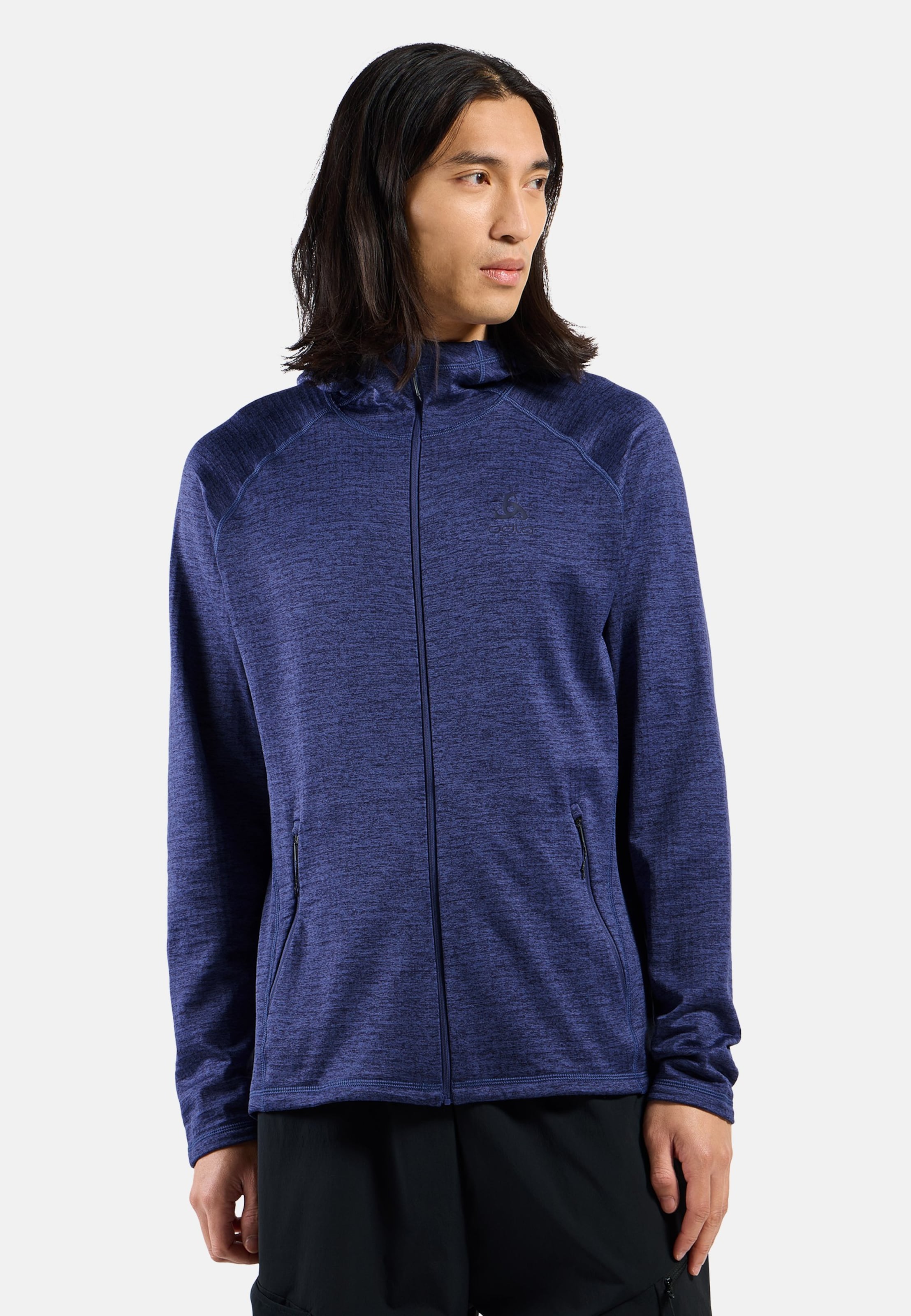 Odlo Tencia Hoodie Full-Zip für Herren - Wandern - blau, XXL