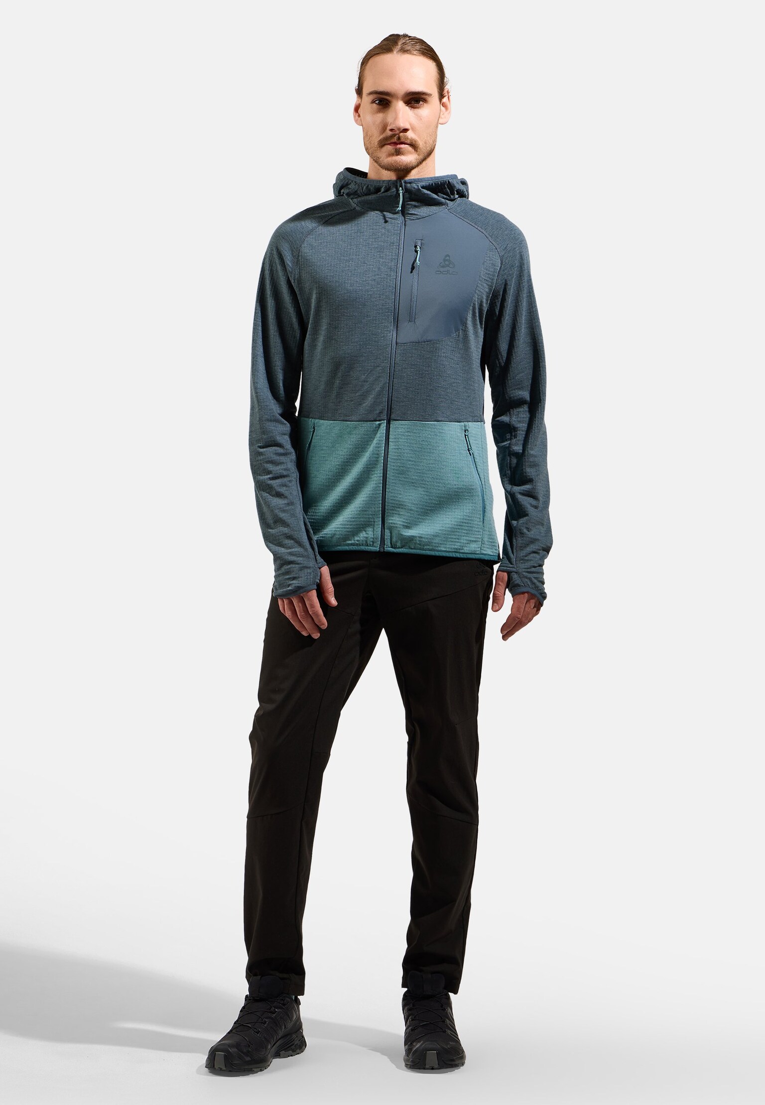 The Ascent mid layer hooded zip