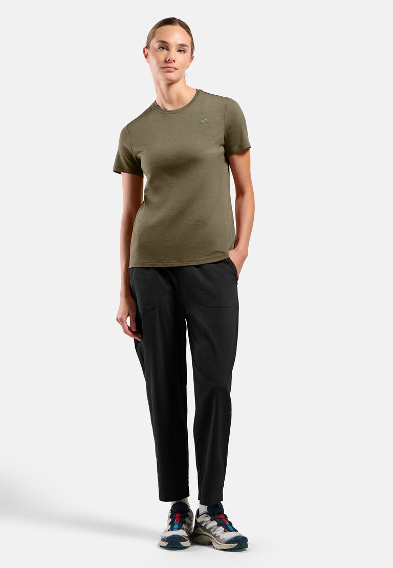 The Ascent merino 160 raincloud t-shirt