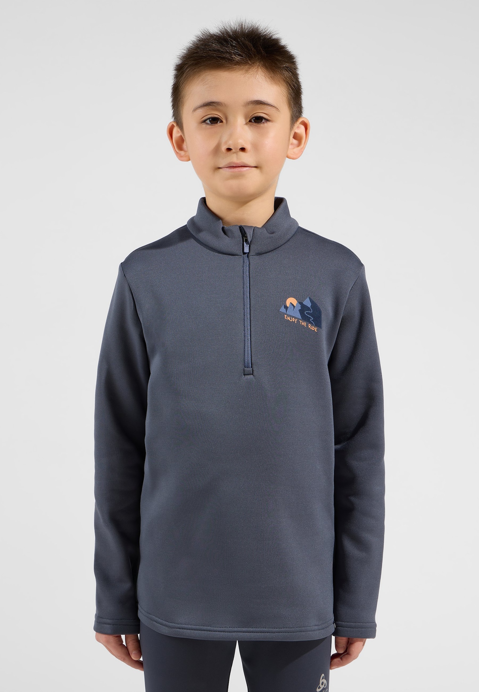 Berra Kids Graphic Half-Zip Mid Layer