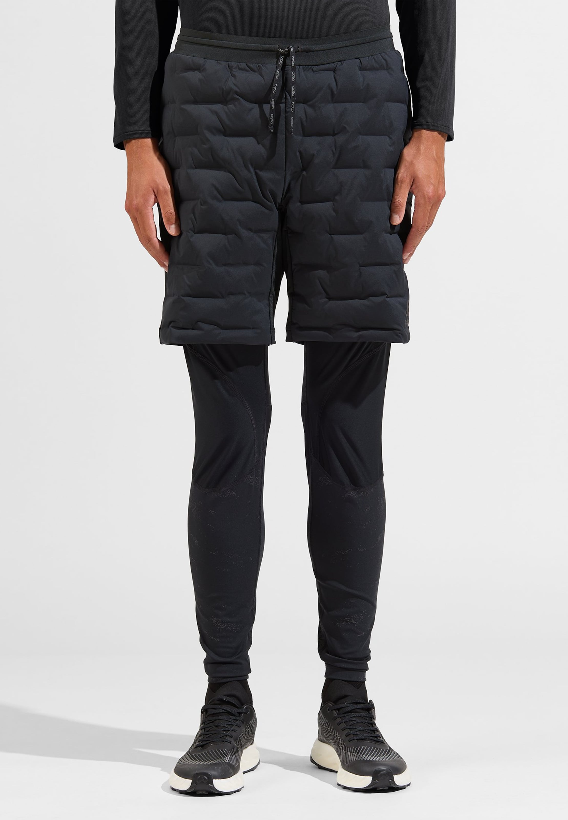 Odlo Zeroweight Insulator Shorts für Herren, S, schwarz