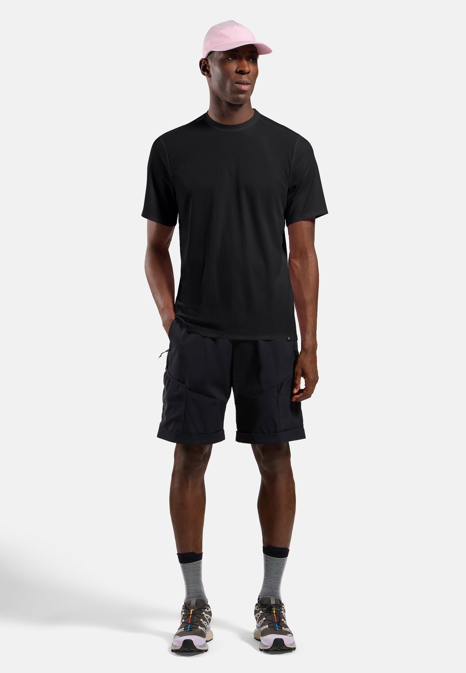 T-shirt à manches courtes et col rond Cubic Light