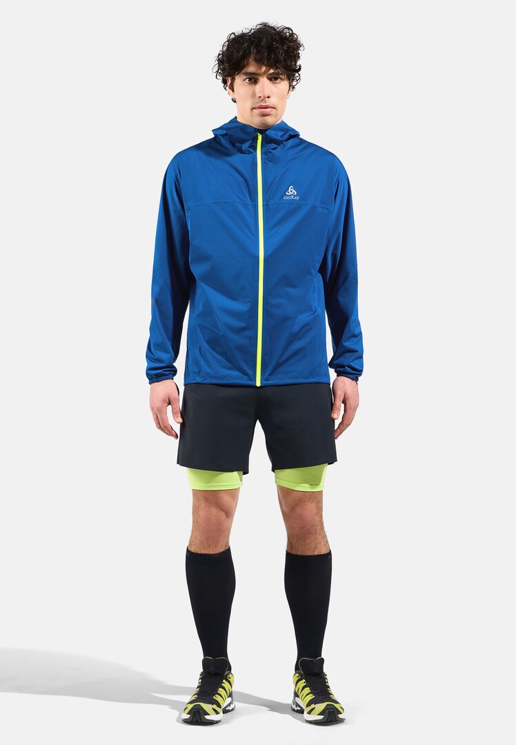 The X-Alp Performance Knit waterproof running jacket in limoges