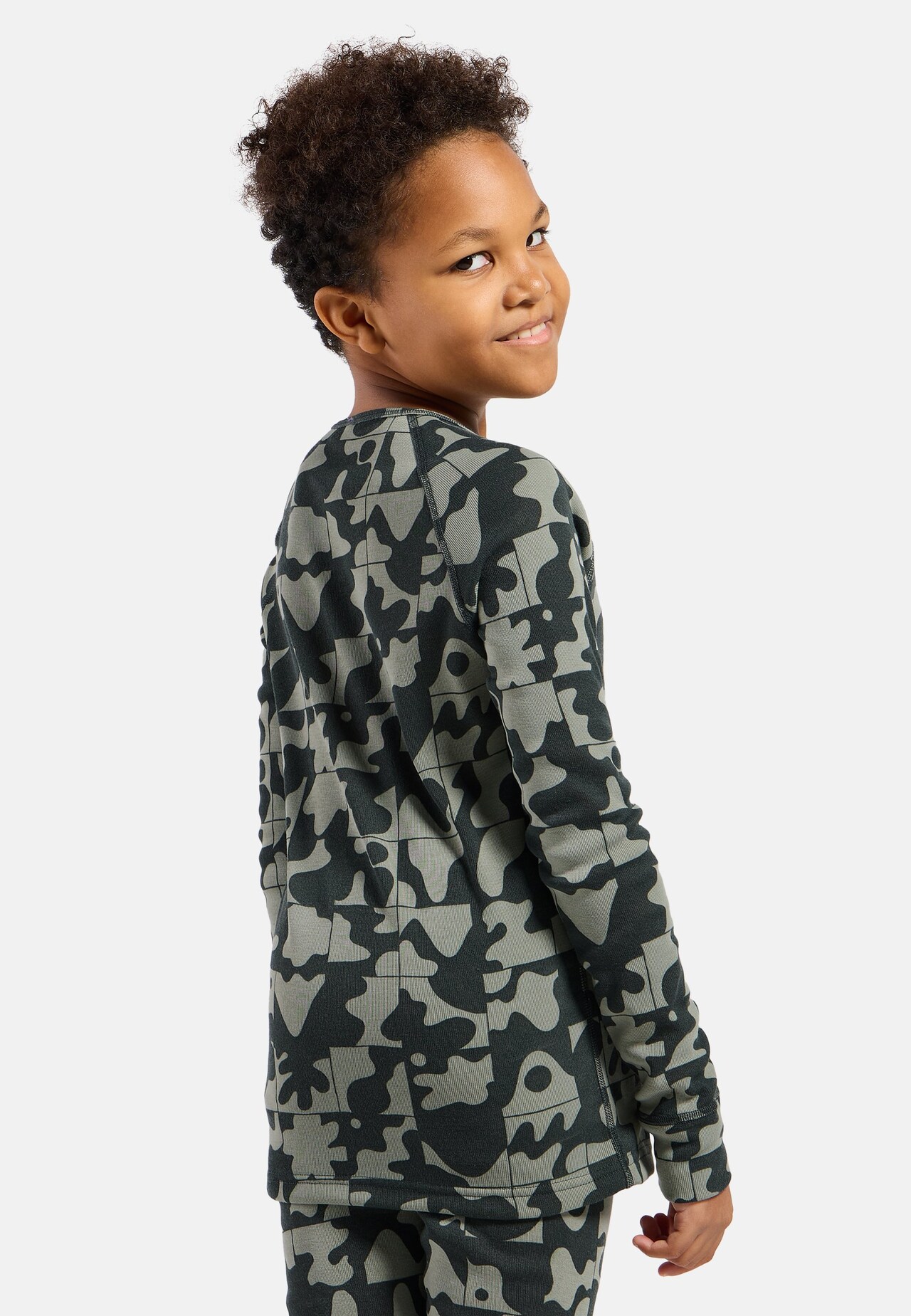 Active Warm Base Layer Shirt mit Grafik für Kinder