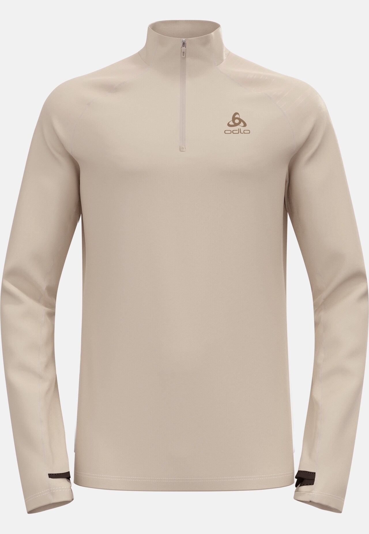 Felpa da running X-Alp Ceramiwarm a mezza zip