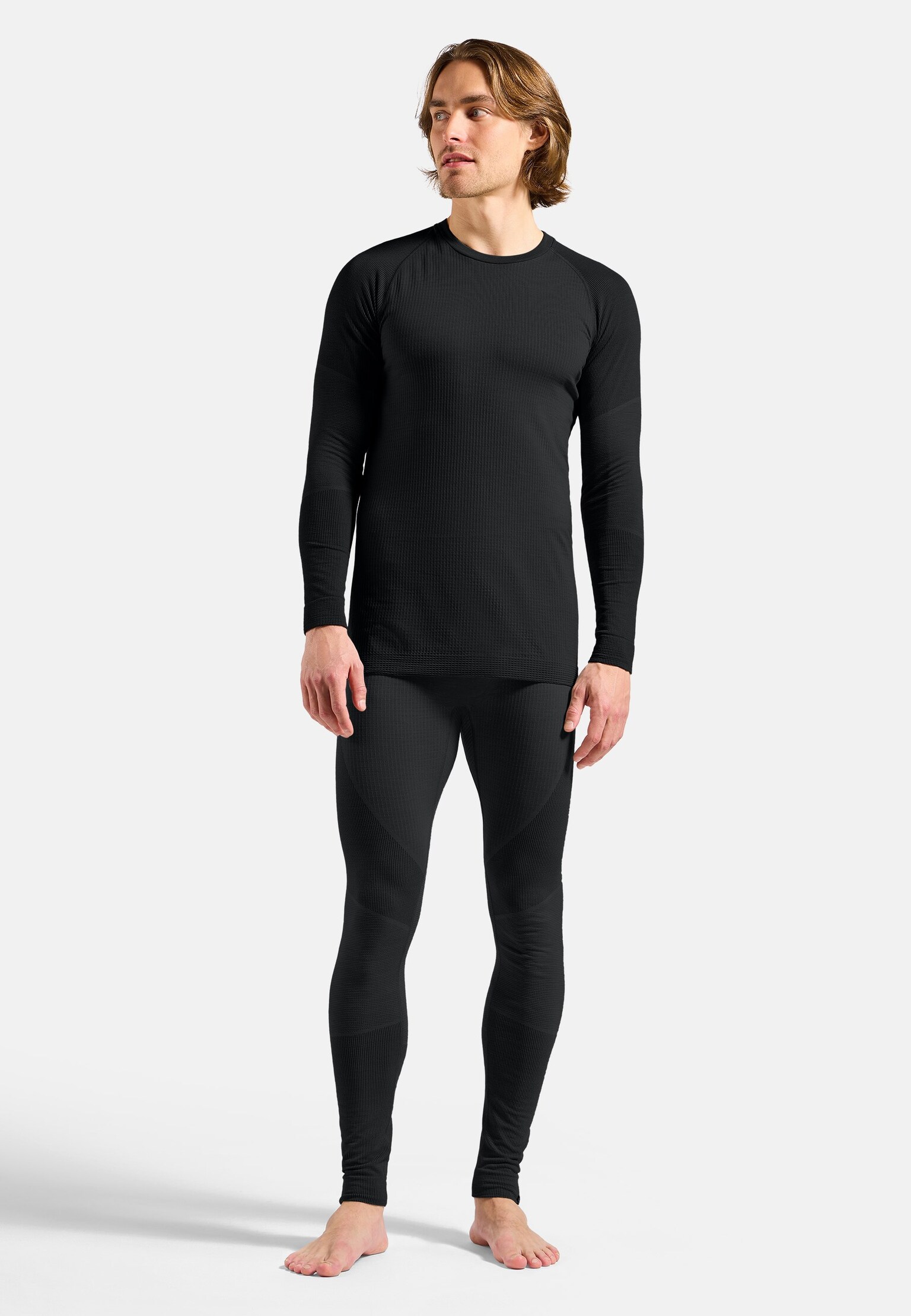 Seamless Performance Wool Funktionsshirt mit Rundhalsausschnitt