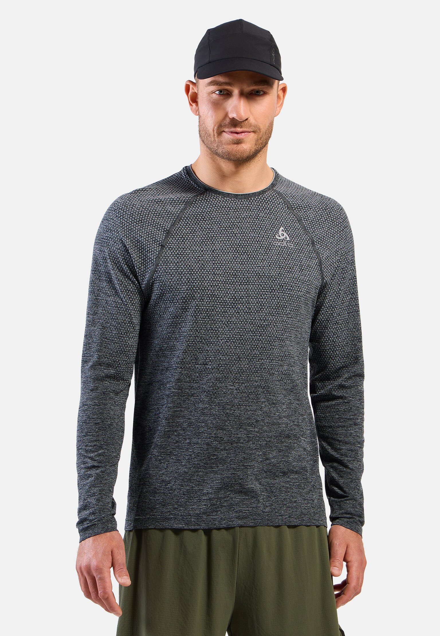 Essentials naadloos hardloopshirt met lange mouwen 2.0