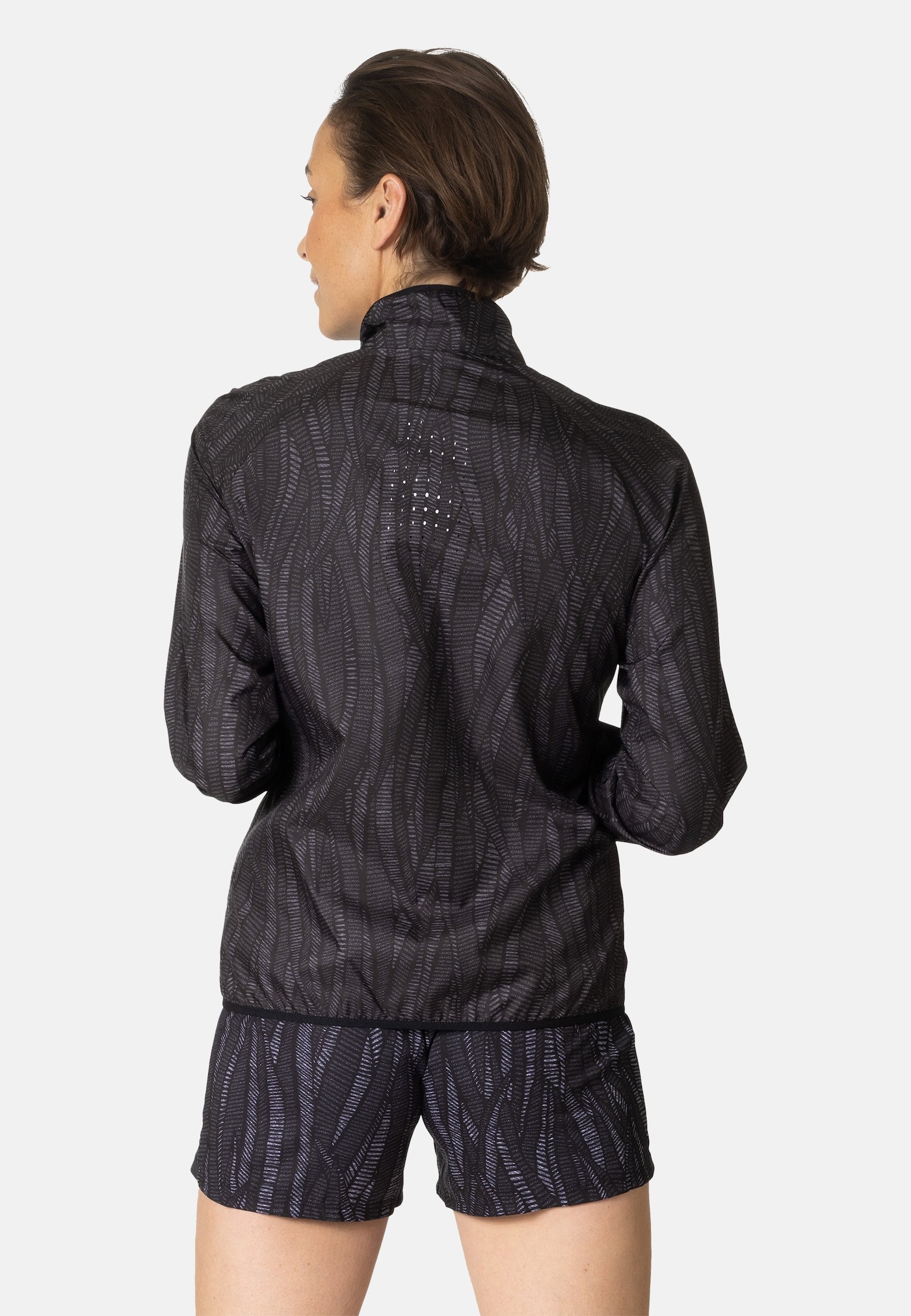 The Essentials Light print running jacket