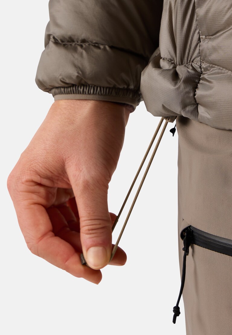 The X-Alp packable hooded down jacket