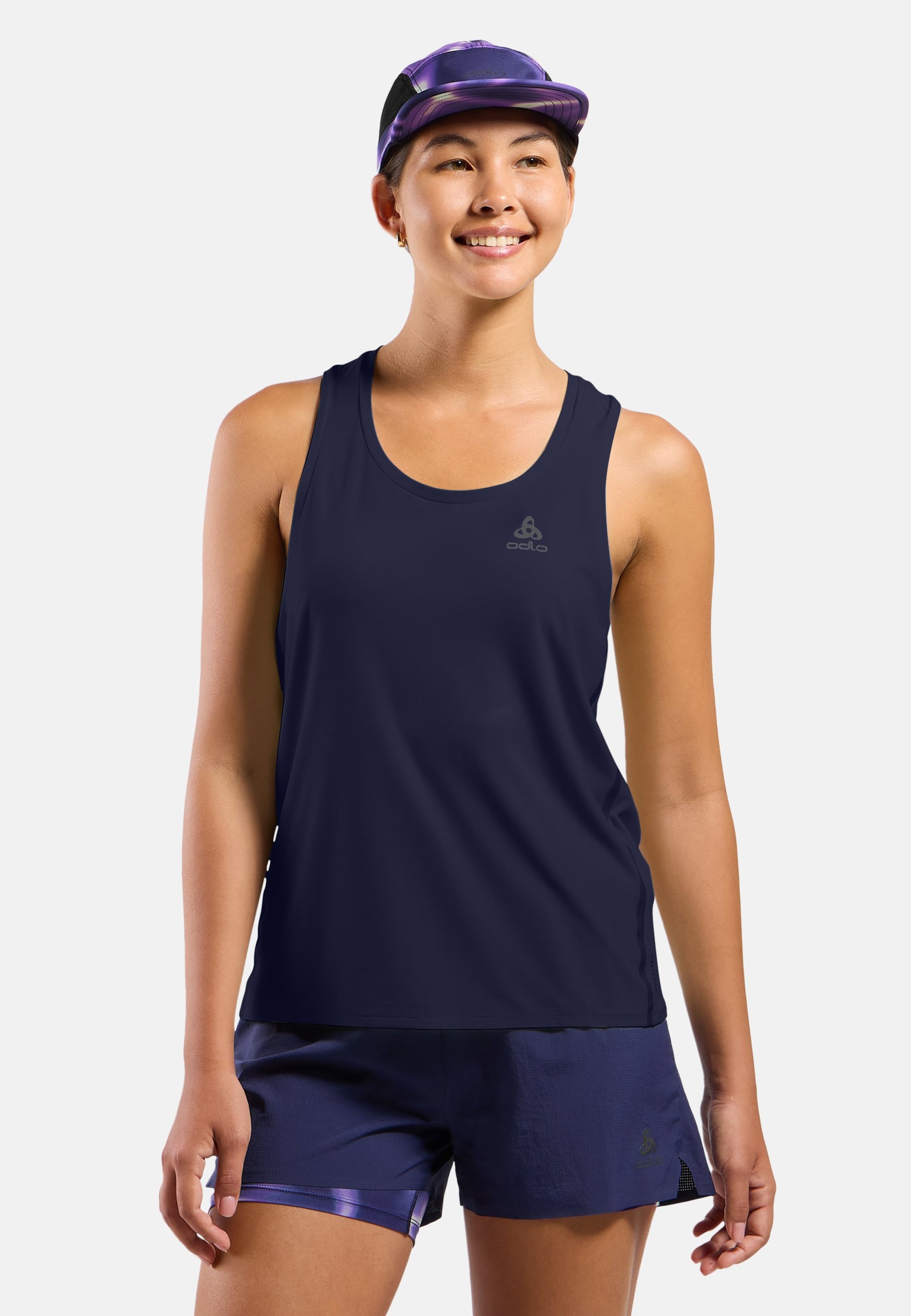 Odlo Zeroweight Chill-Tec Lauf-Tank für Damen - Training, Running - blau, XL
