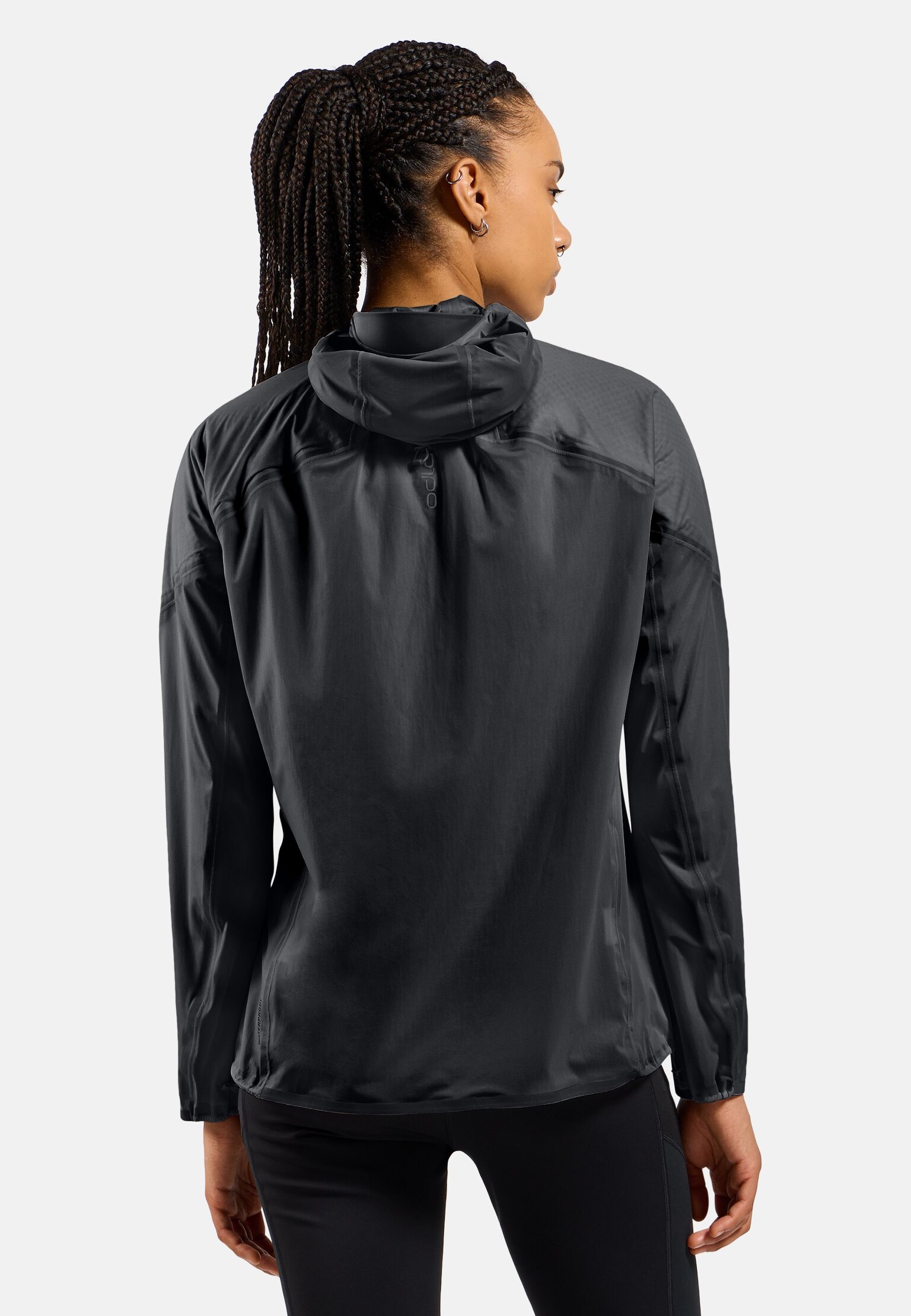 The Dual Dry Performance Knit waterproof insulated running jacket