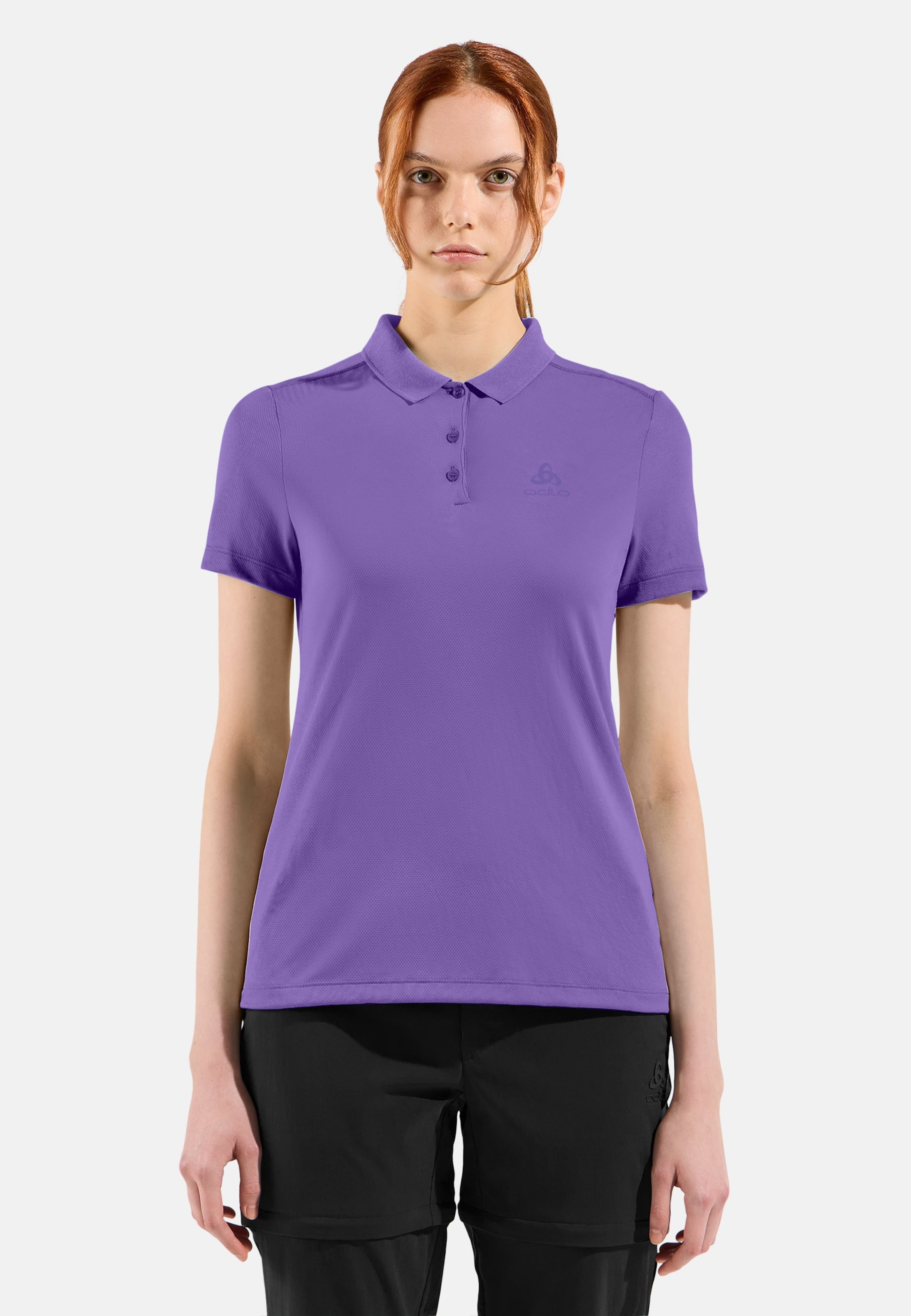 Odlo F-Dry Poloshirt für Damen, S, lila
