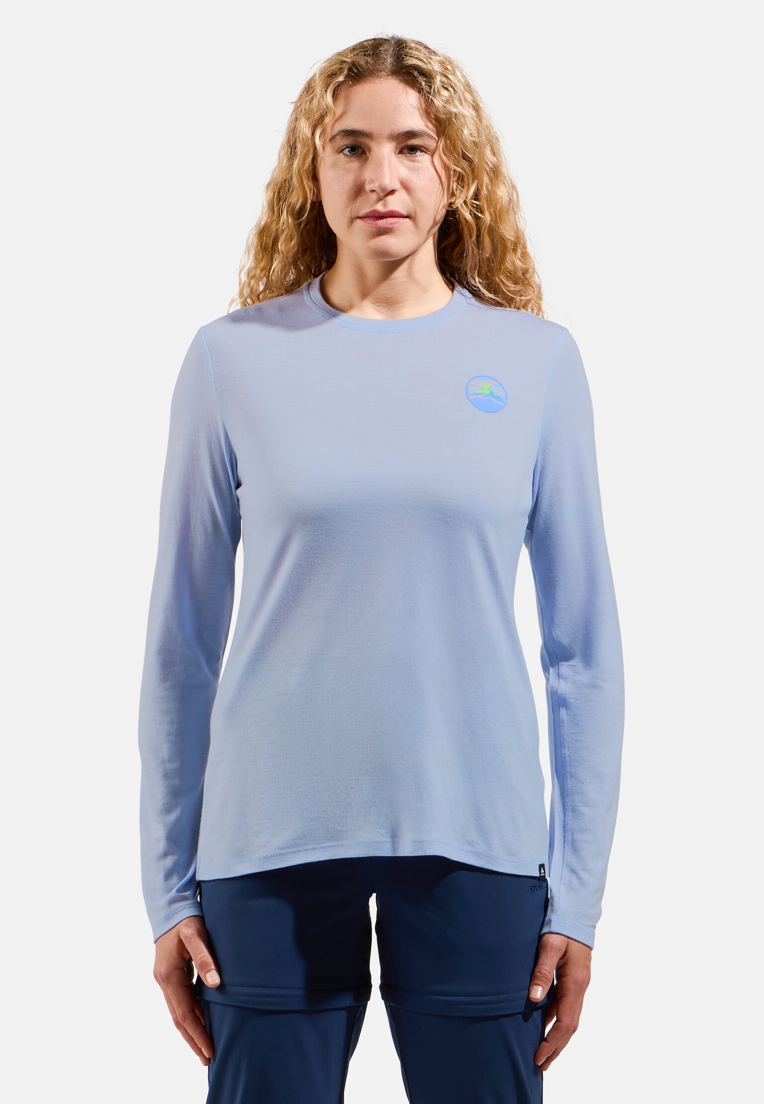 Ascent Merino 160 Langarmshirt mit Matterhorn-Motiv